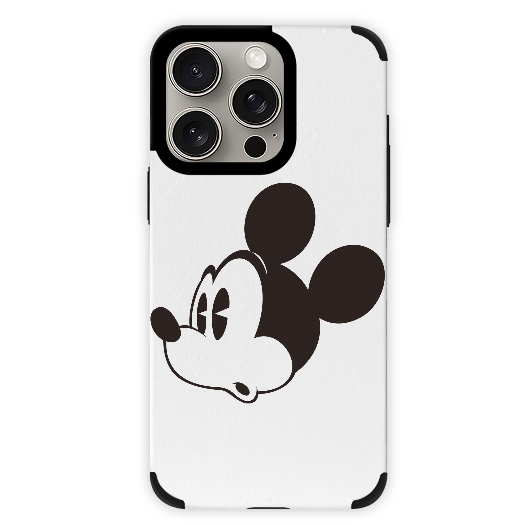 （画像用） ミッキーマウス Mickey Mouse 【iPhone15ProMax対応】 PUレザー スマホケース 耐衝撃＆黄変防止