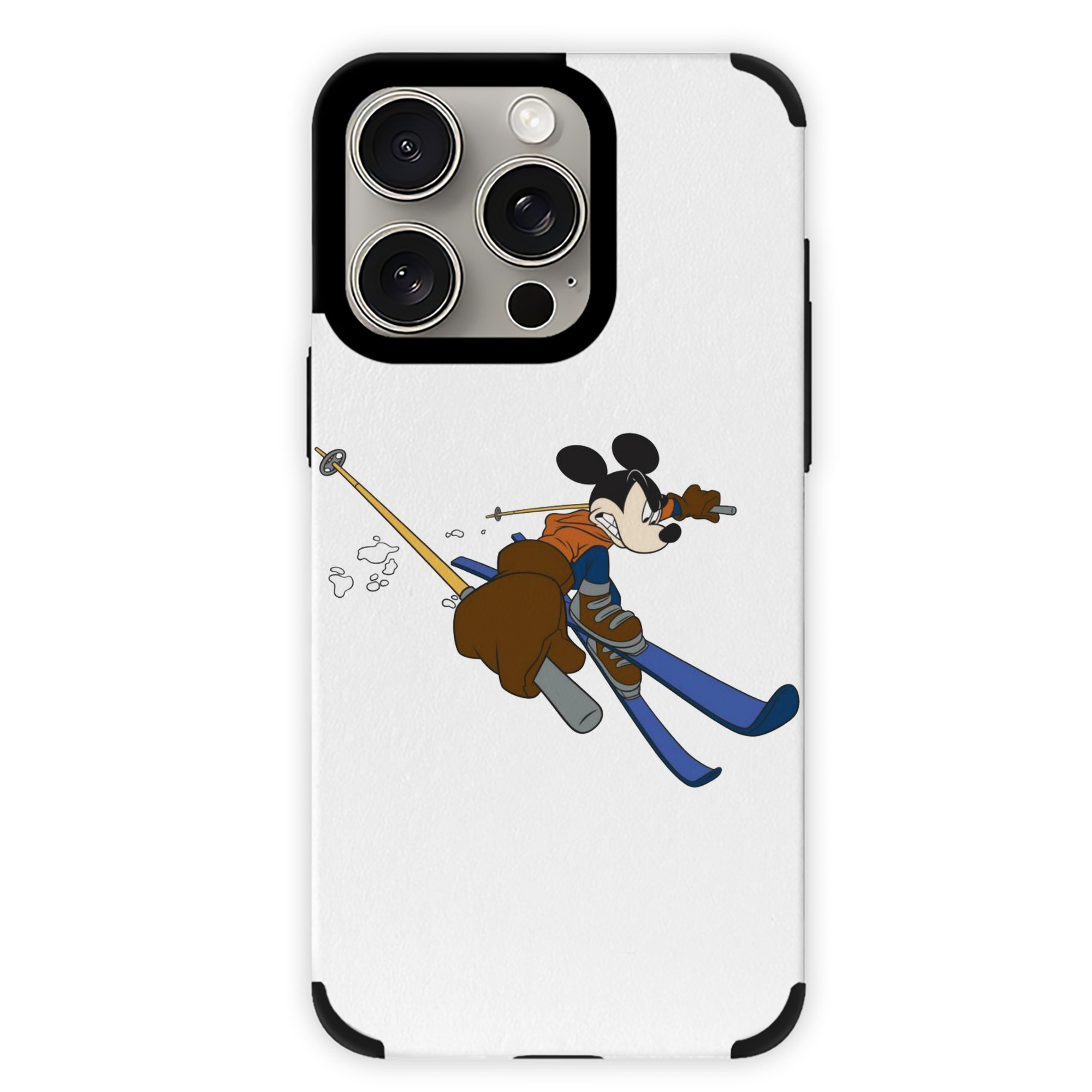 （画像用） ミッキーマウス Mickey Mouse 【iPhone15ProMax対応】 PUレザー スマホケース 耐衝撃＆黄変防止