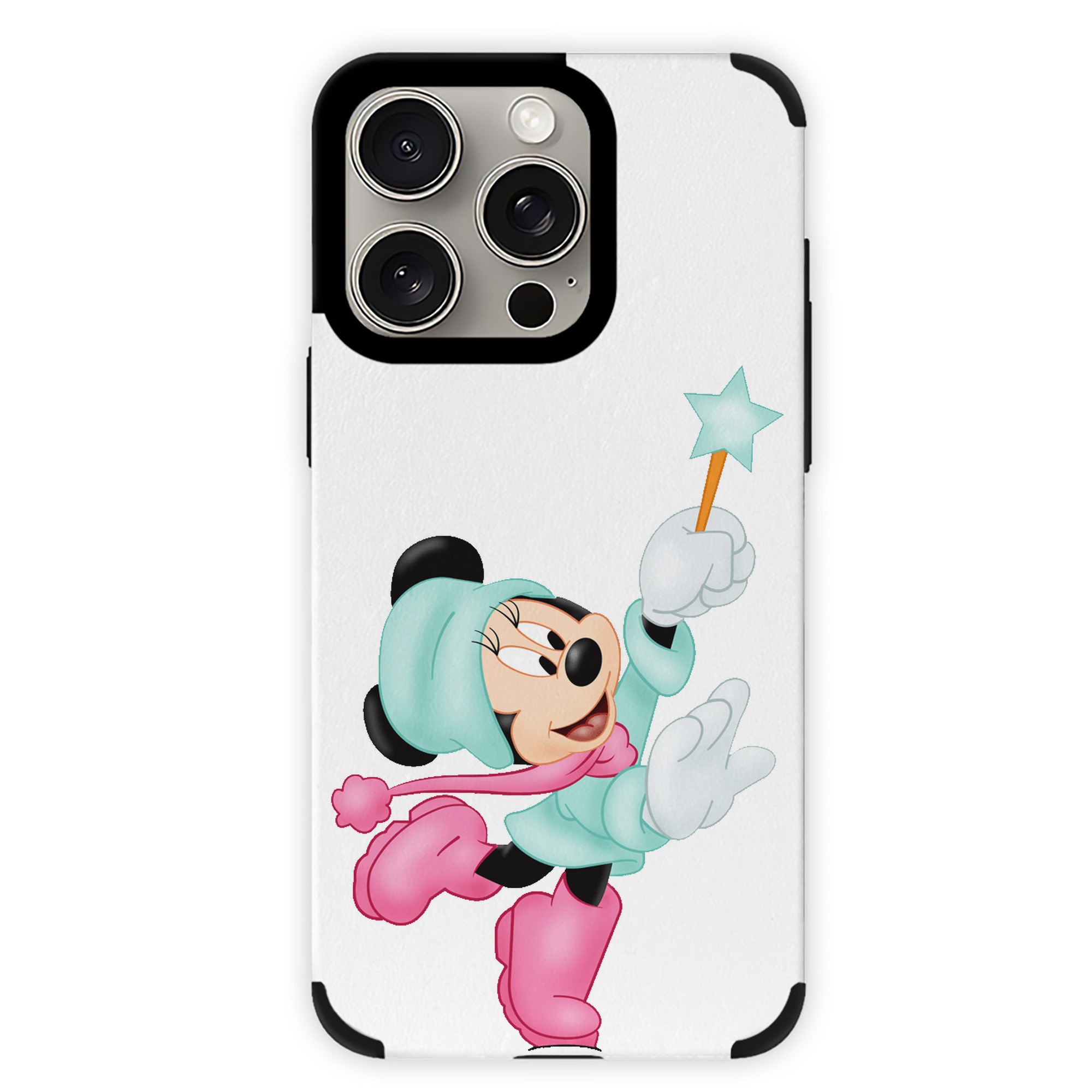 （画像用） ミッキーマウス Mickey Mouse 【iPhone15ProMax対応】 PUレザー スマホケース 耐衝撃＆黄変防止