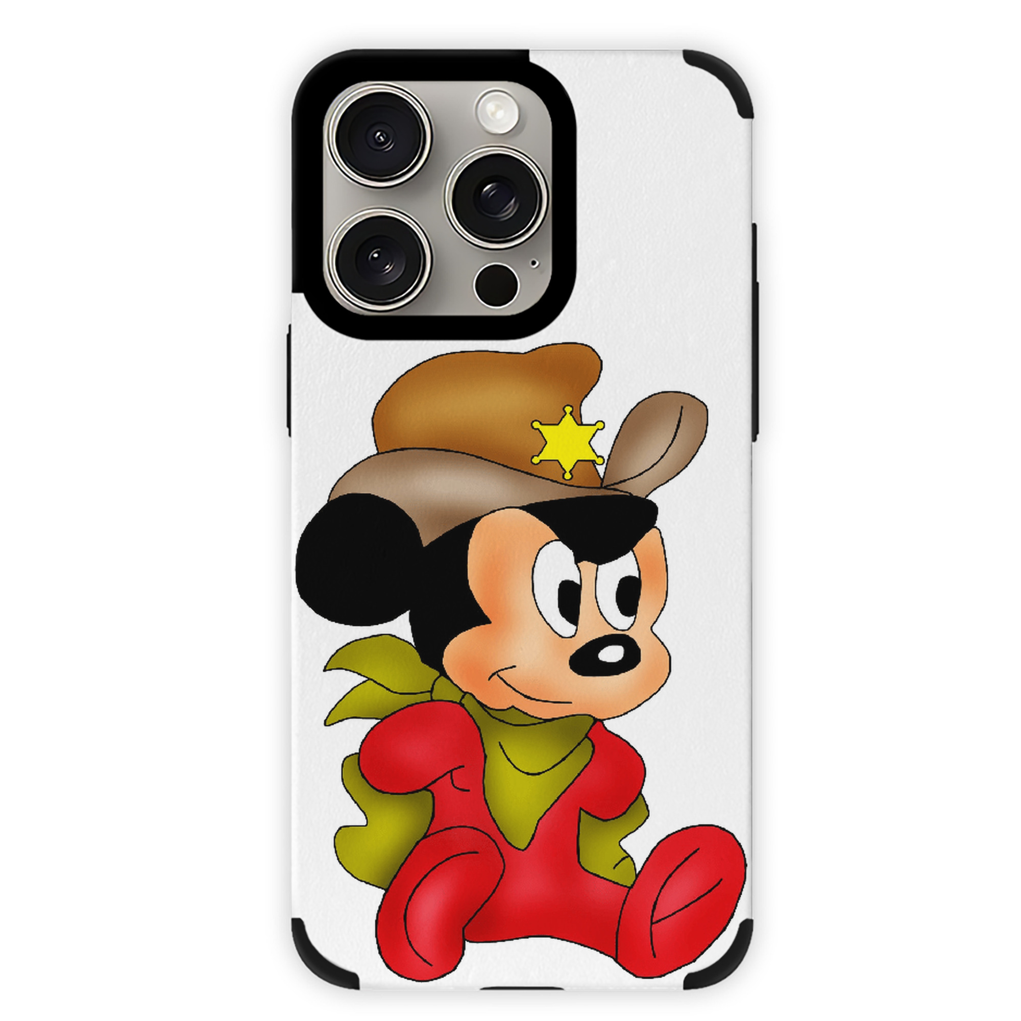 （画像用） ミッキーマウス Mickey Mouse 【iPhone15ProMax対応】 PUレザー スマホケース 耐衝撃＆黄変防止