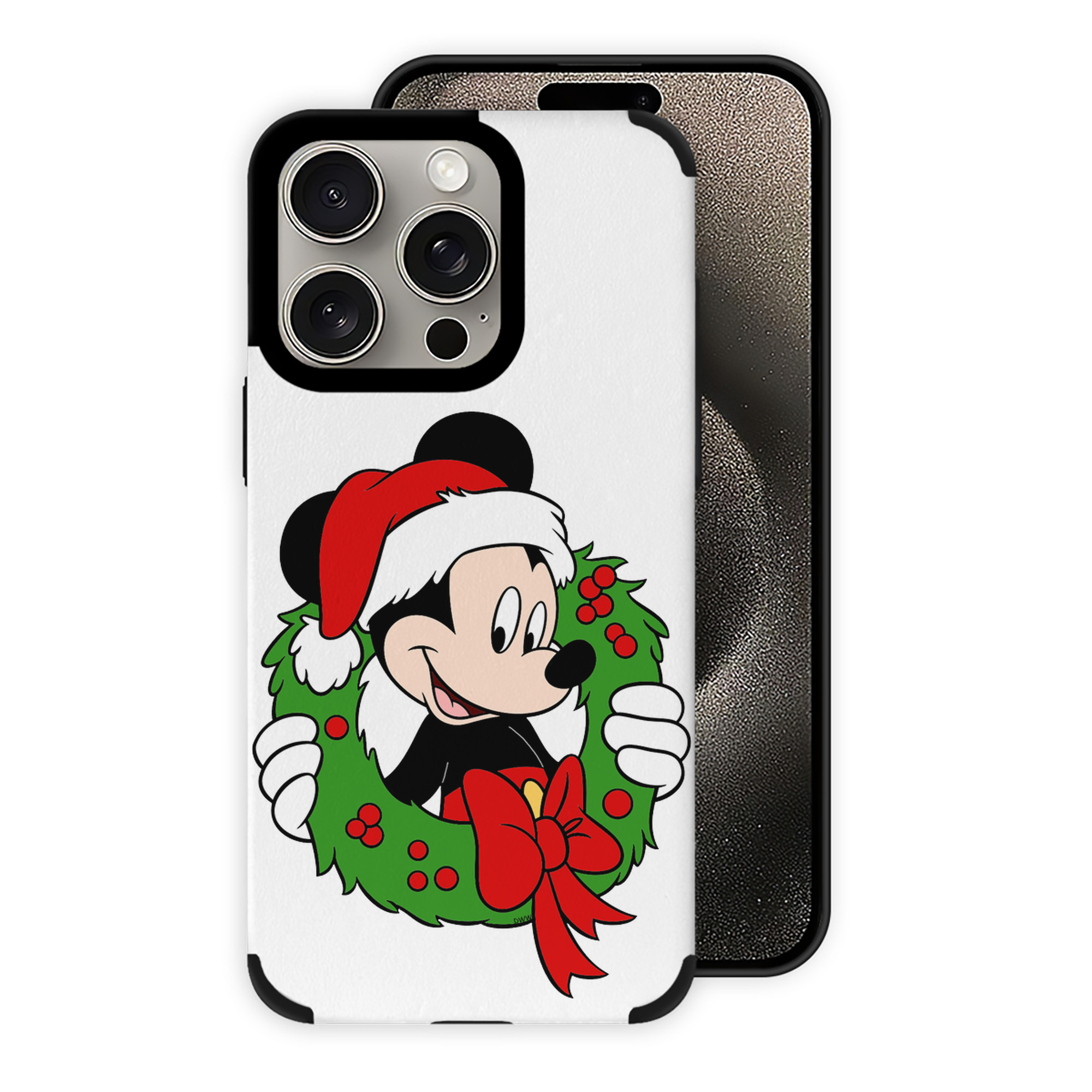 （画像用） ミッキーマウス Mickey Mouse 【iPhone15ProMax対応】 PUレザー スマホケース 耐衝撃＆黄変防止