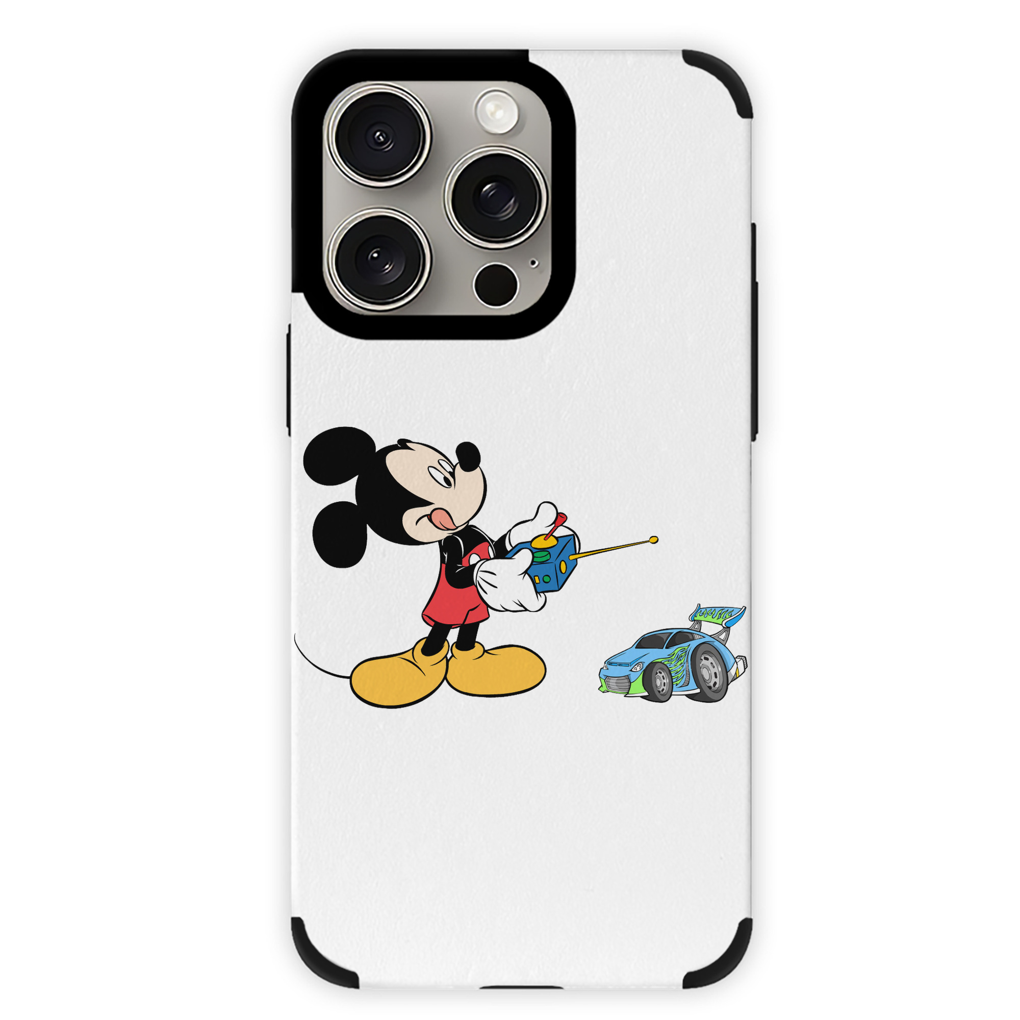 （画像用） ミッキーマウス Mickey Mouse 【iPhone15ProMax対応】 PUレザー スマホケース 耐衝撃＆黄変防止