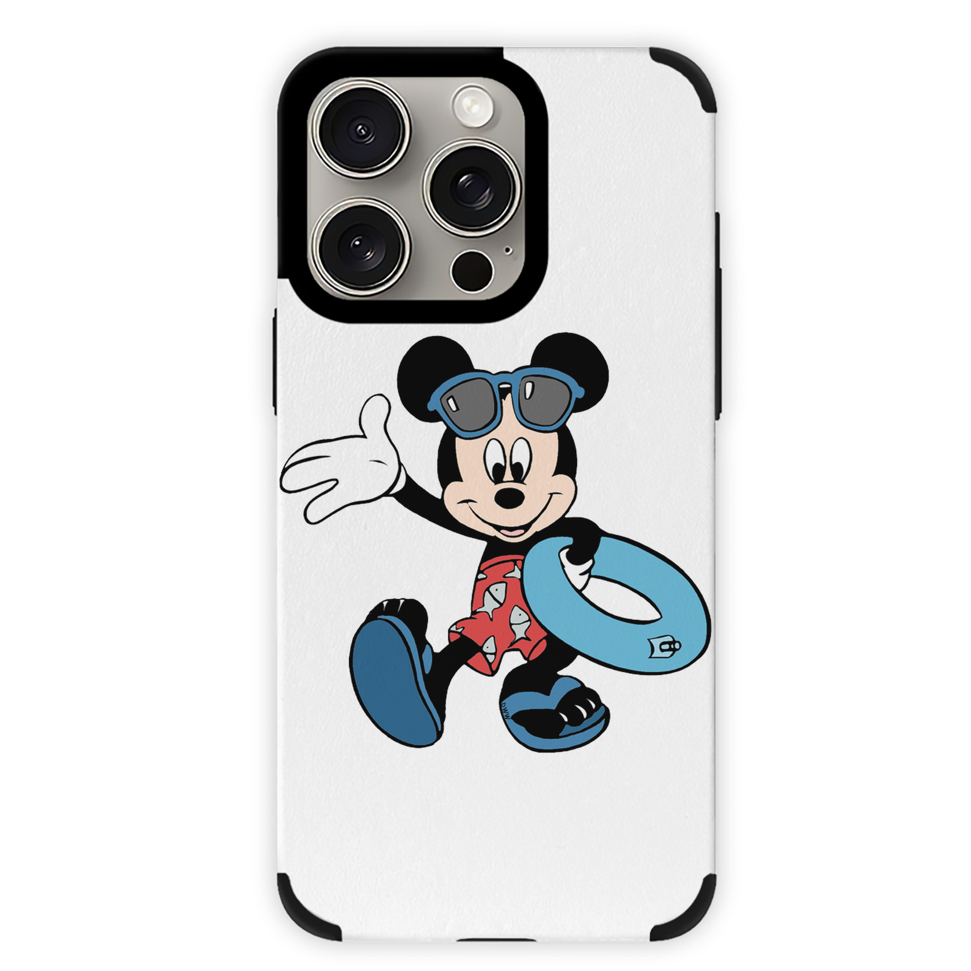 （画像用） ミッキーマウス Mickey Mouse 【iPhone15ProMax対応】 PUレザー スマホケース 耐衝撃＆黄変防止