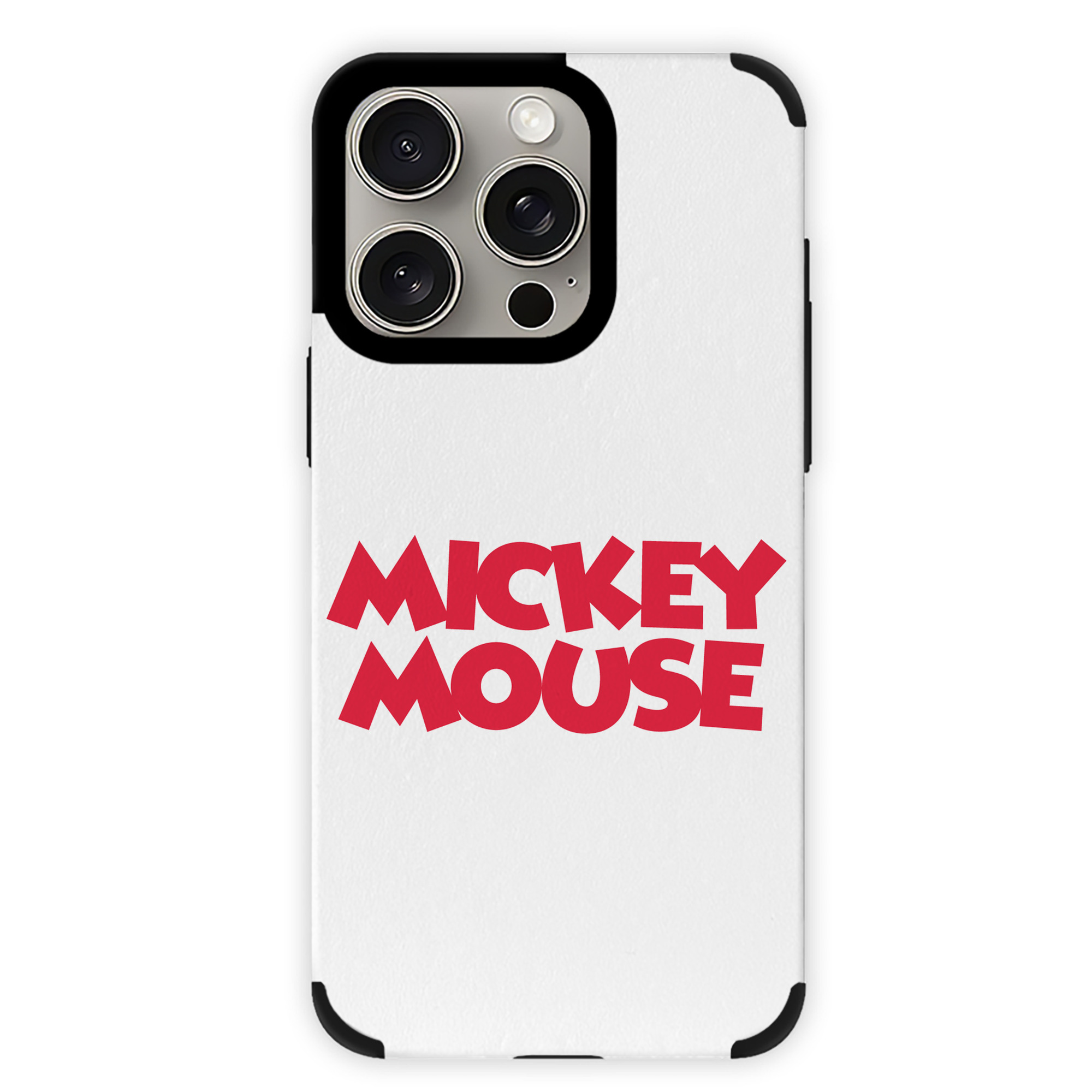 （画像用） ミッキーマウス Mickey Mouse 【iPhone15ProMax対応】 PUレザー スマホケース 耐衝撃＆黄変防止