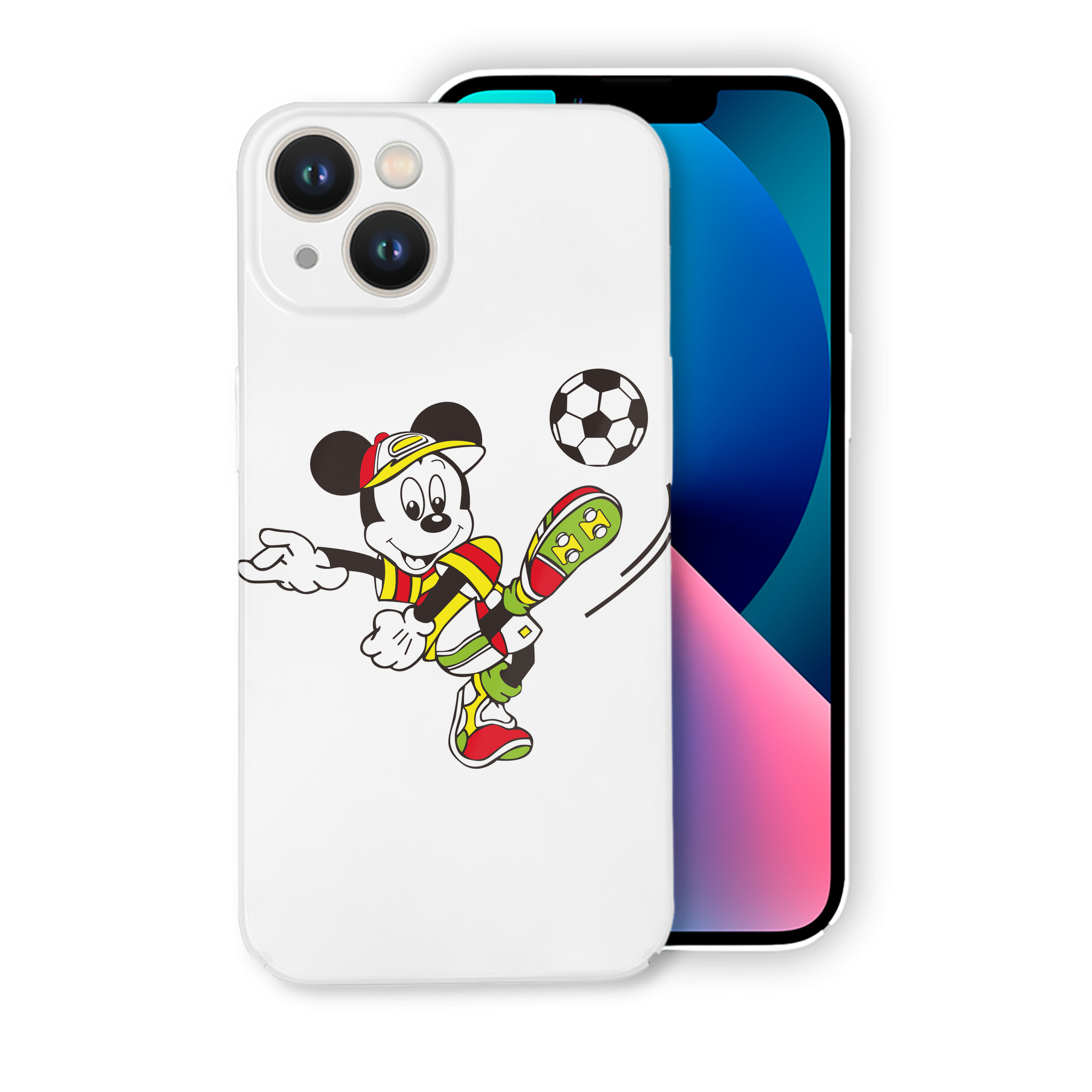 （画像用） ミッキーマウス Mickey Mouse 【iPhone 14シリーズ対応】ハードケース