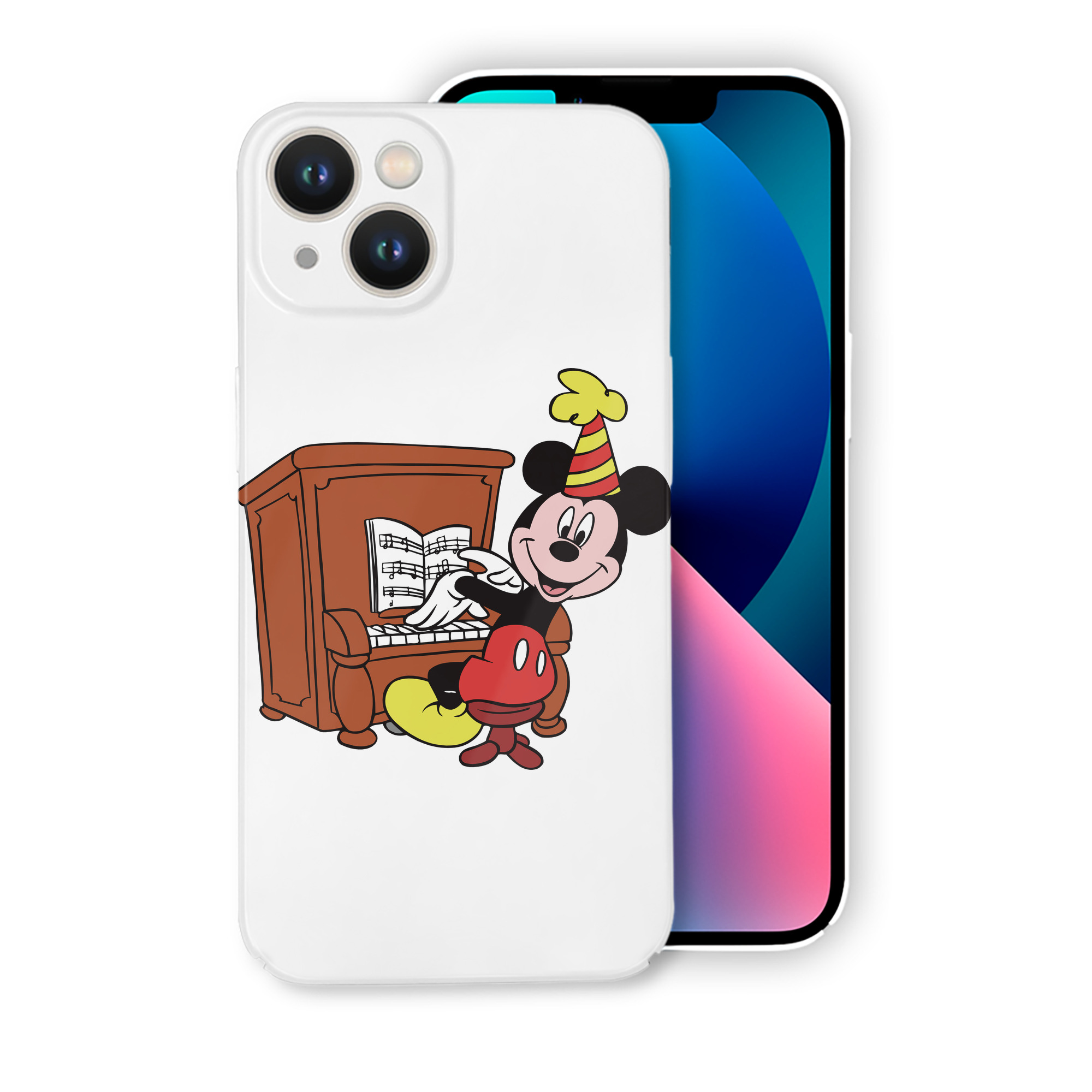 （画像用） ミッキーマウス Mickey Mouse 【iPhone 14シリーズ対応】ハードケース