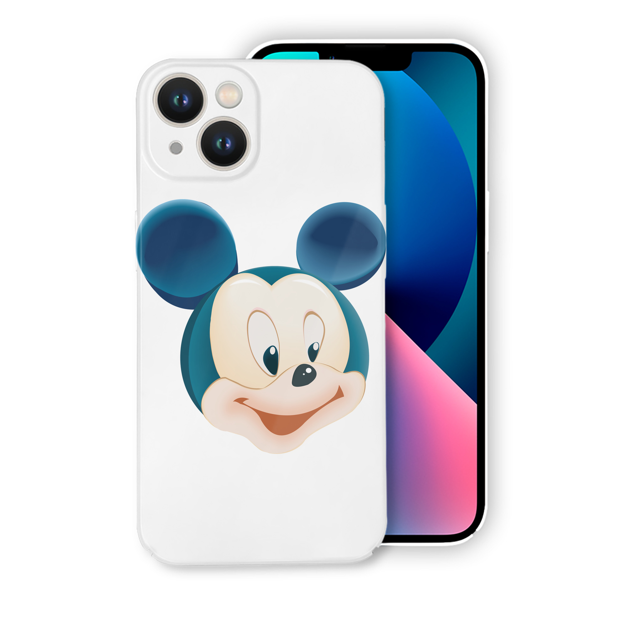 （画像用） ミッキーマウス Mickey Mouse 【iPhone 14シリーズ対応】ハードケース