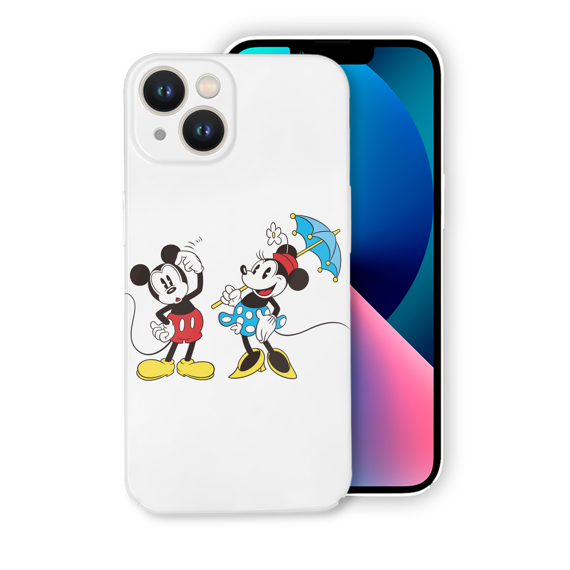 （画像用） ミッキーマウス Mickey Mouse 【iPhone 14シリーズ対応】ハードケース