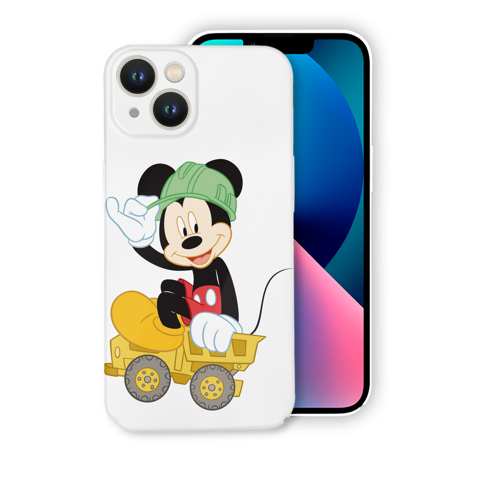 （画像用） ミッキーマウス Mickey Mouse 【iPhone 14シリーズ対応】ハードケース