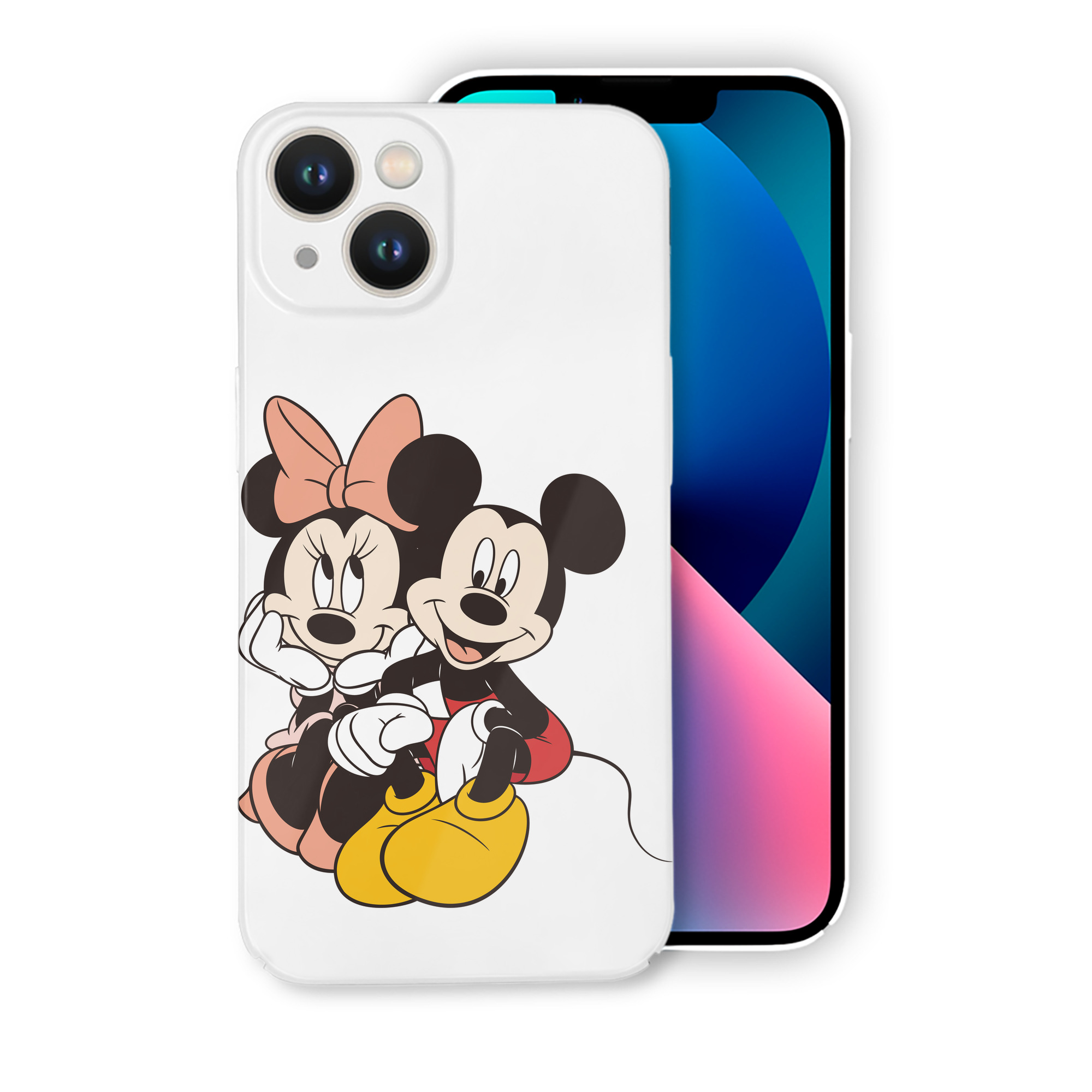 （画像用） ミッキーマウス Mickey Mouse 【iPhone 14シリーズ対応】ハードケース