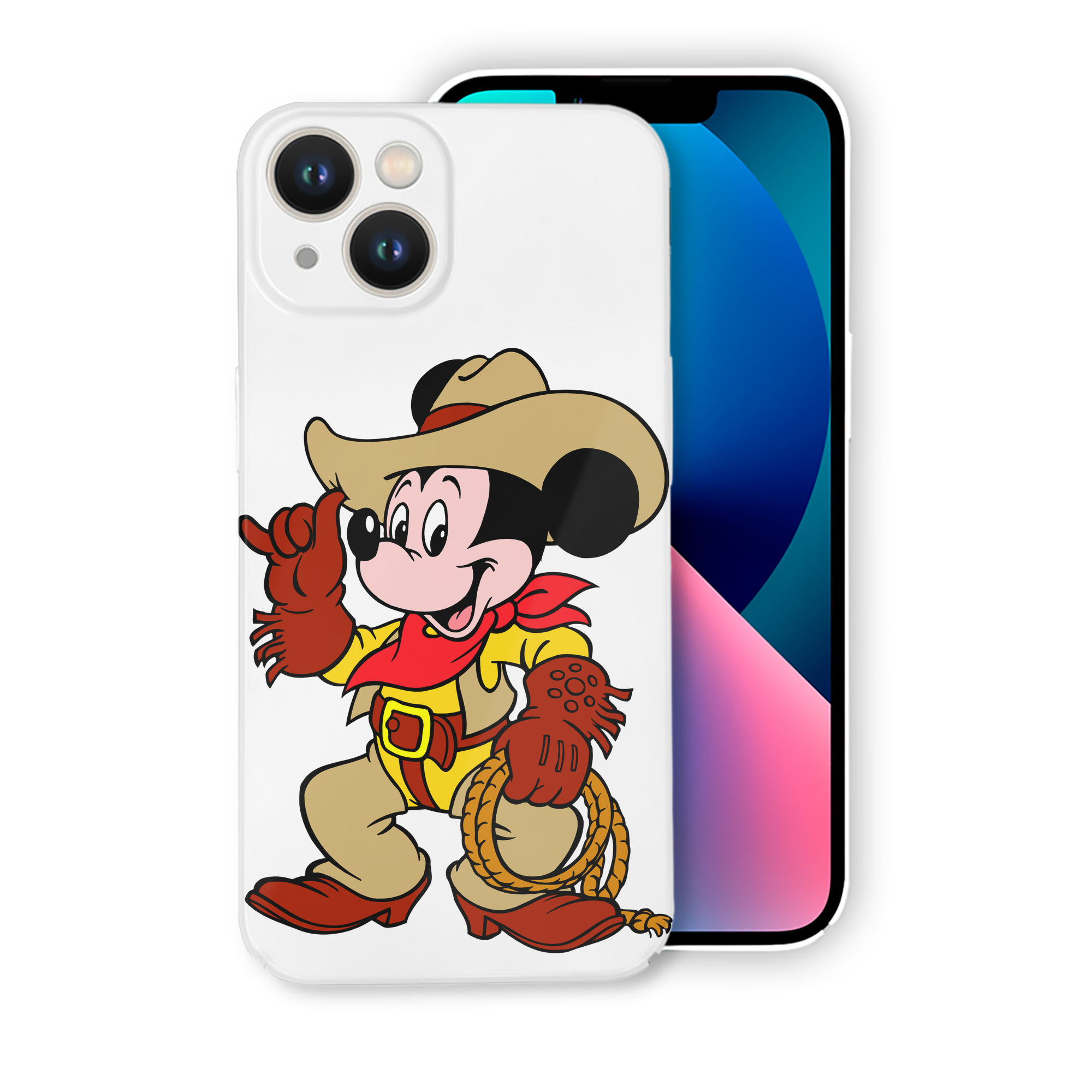 （画像用） ミッキーマウス Mickey Mouse 【iPhone 14シリーズ対応】ハードケース