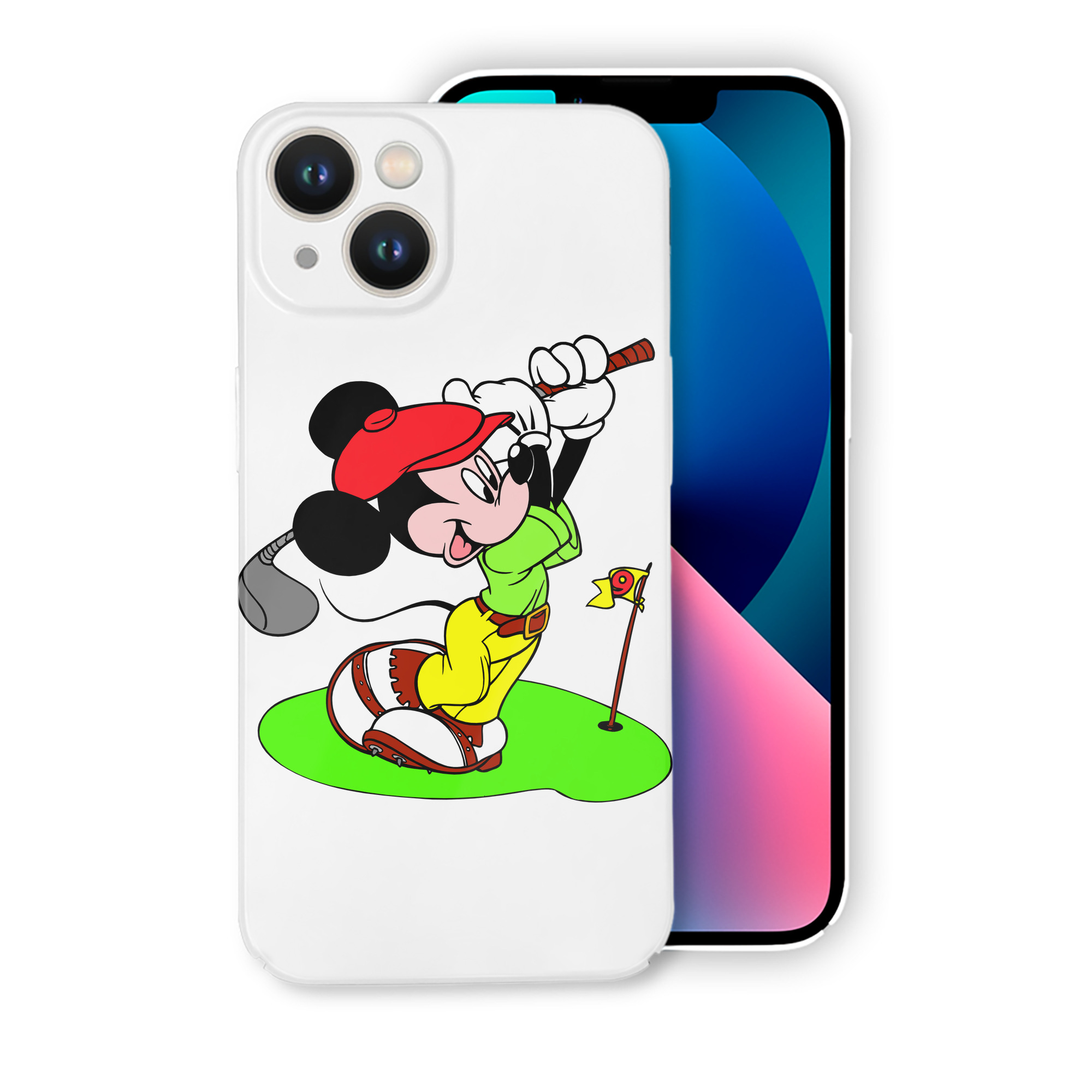 （画像用） ミッキーマウス Mickey Mouse 【iPhone 14シリーズ対応】ハードケース