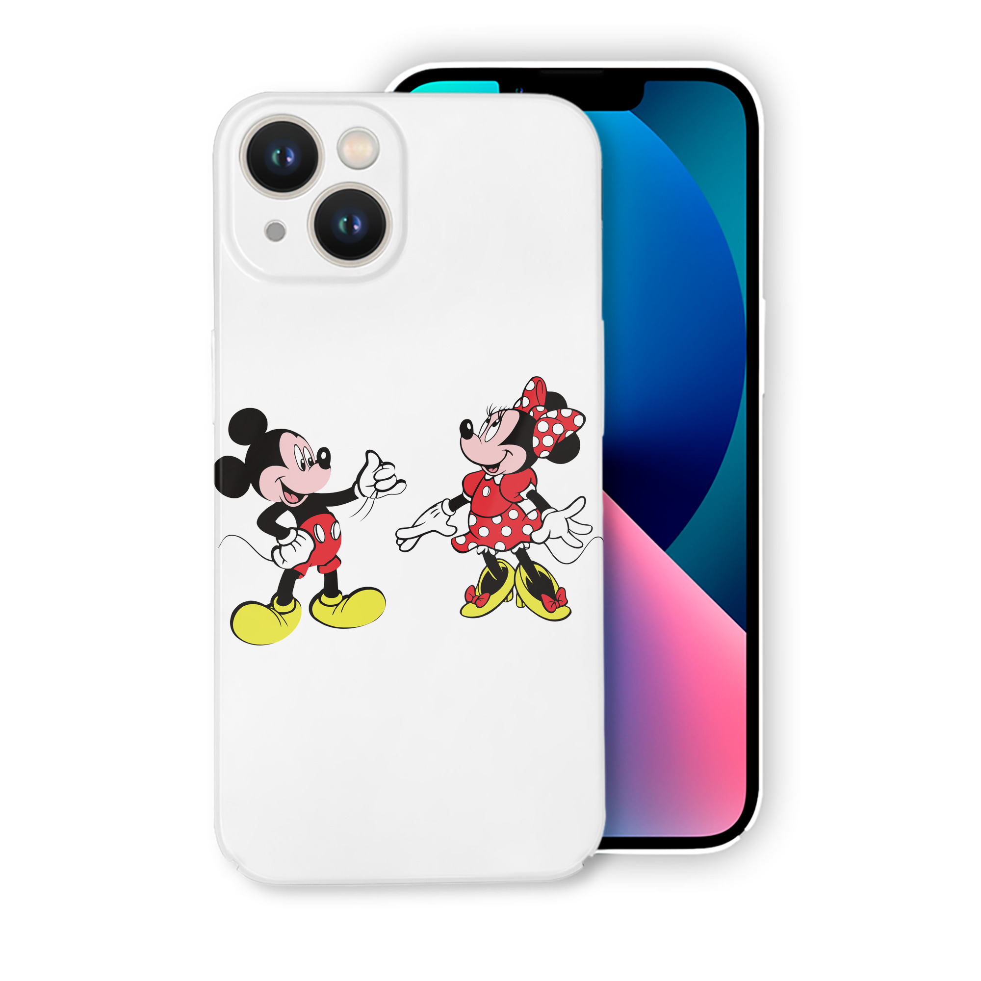 （画像用） ミッキーマウス Mickey Mouse 【iPhone 14シリーズ対応】ハードケース