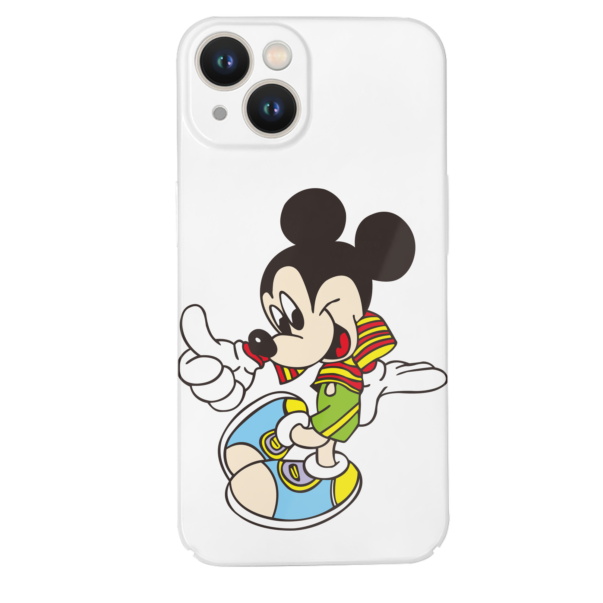 （画像用） ミッキーマウス Mickey Mouse 【iPhone 14シリーズ対応】ハードケース