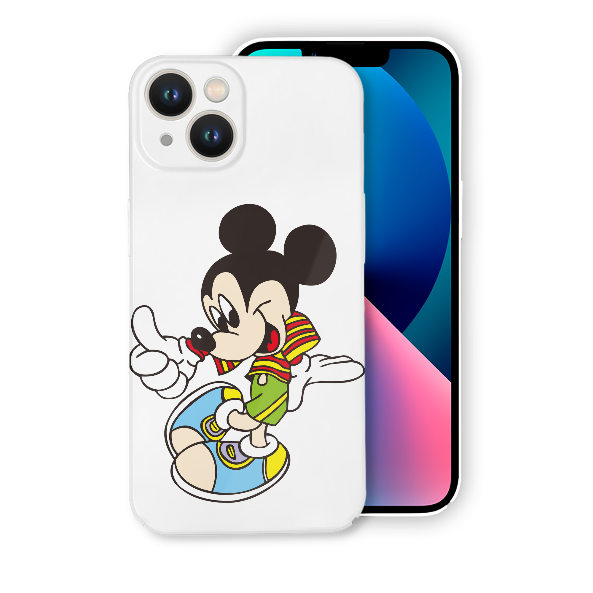 （画像用） ミッキーマウス Mickey Mouse 【iPhone 14シリーズ対応】ハードケース