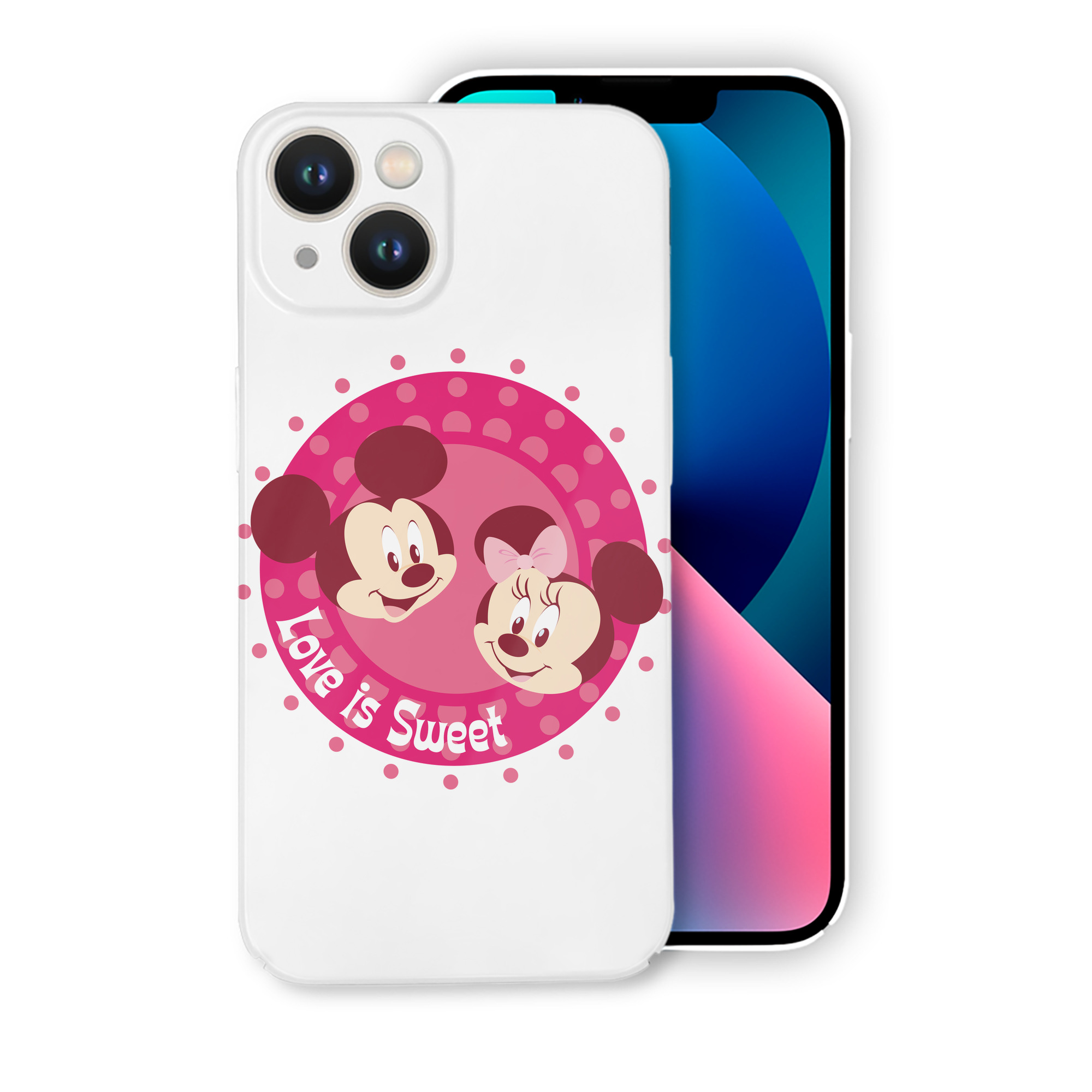 （画像用） ミッキーマウス Mickey Mouse 【iPhone 14シリーズ対応】ハードケース