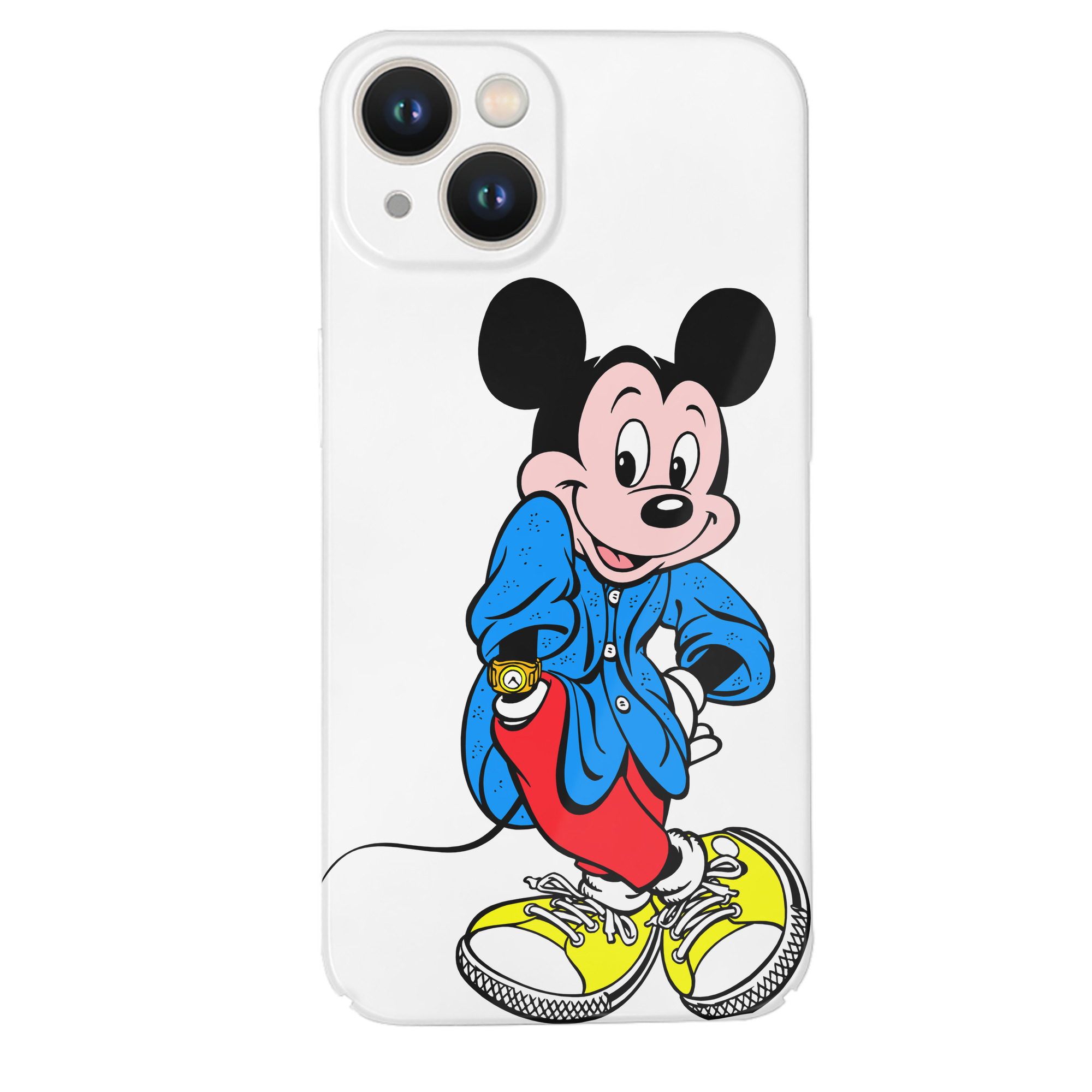（画像用） ミッキーマウス Mickey Mouse 【iPhone 14シリーズ対応】ハードケース