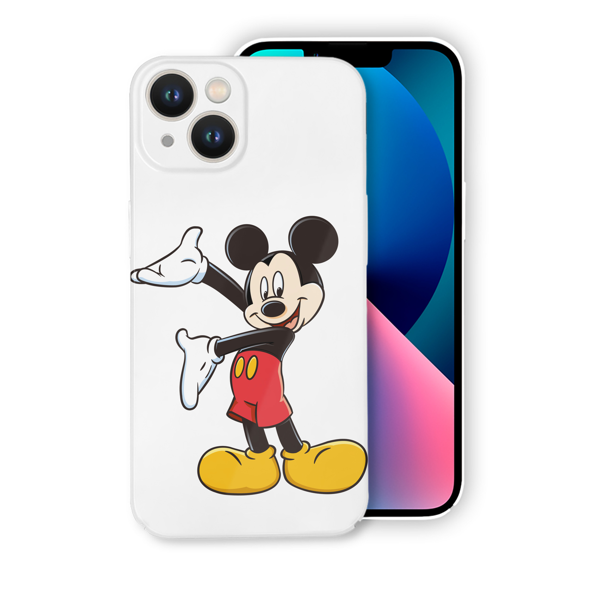（画像用） ミッキーマウス Mickey Mouse 【iPhone 14シリーズ対応】ハードケース