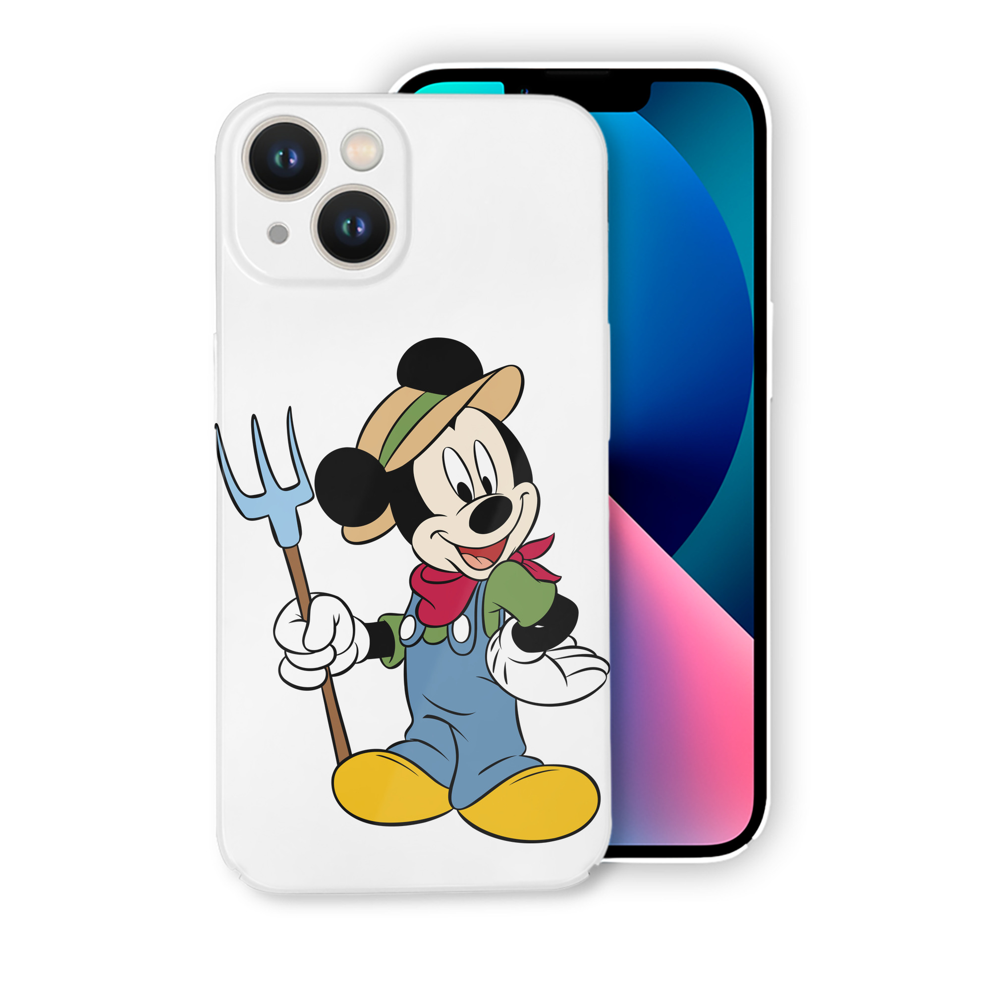 （画像用） ミッキーマウス Mickey Mouse 【iPhone 14シリーズ対応】ハードケース
