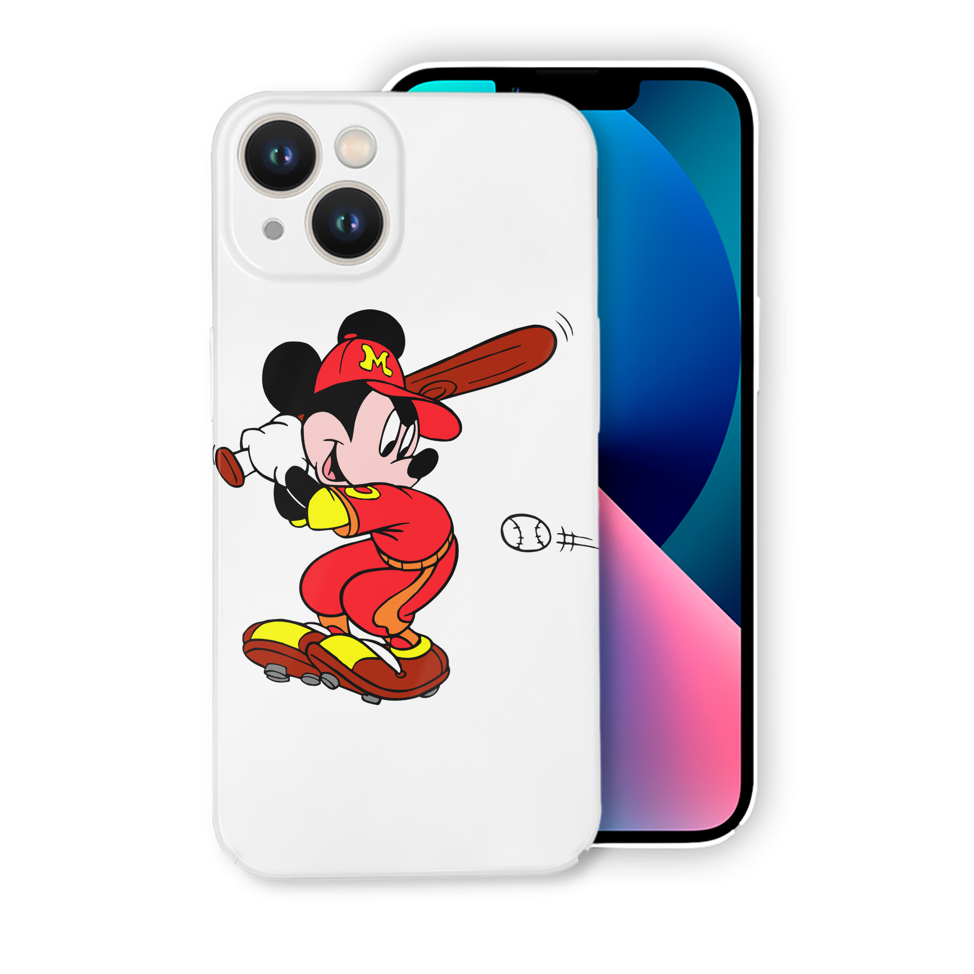（画像用） ミッキーマウス Mickey Mouse 【iPhone 14シリーズ対応】ハードケース