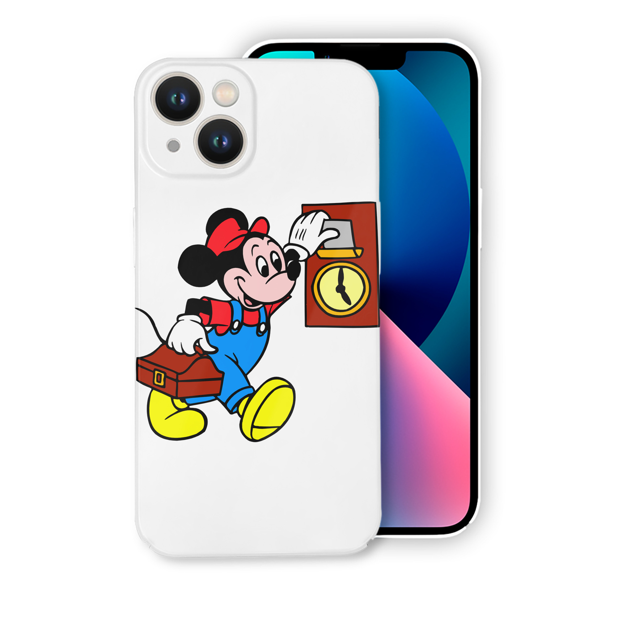 （画像用） ミッキーマウス Mickey Mouse 【iPhone 14シリーズ対応】ハードケース
