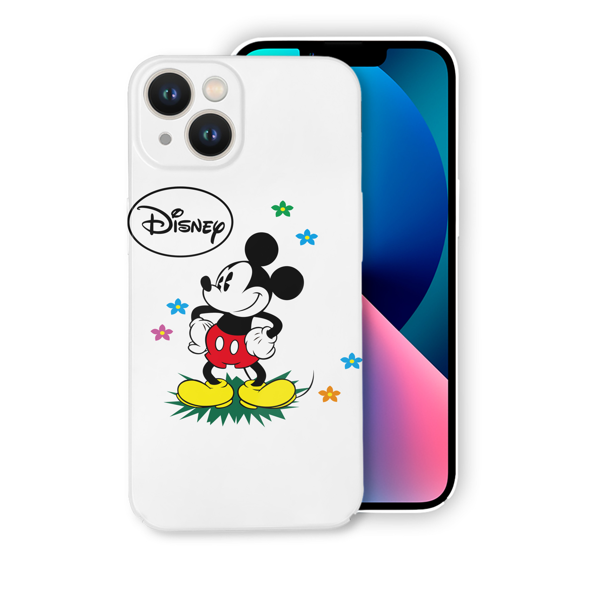 （画像用） ミッキーマウス Mickey Mouse 【iPhone 14シリーズ対応】ハードケース