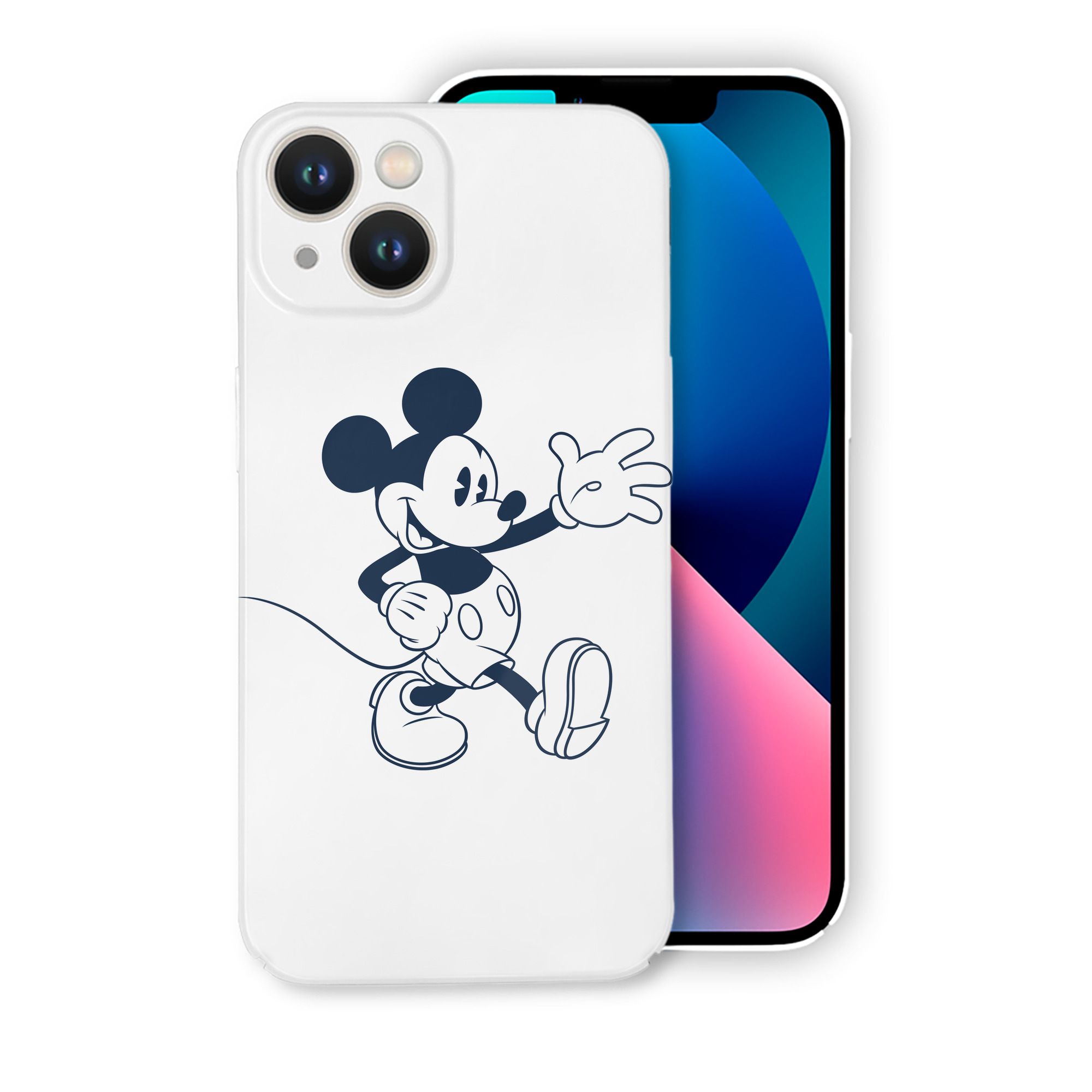 （画像用） ミッキーマウス Mickey Mouse 【iPhone 14シリーズ対応】ハードケース