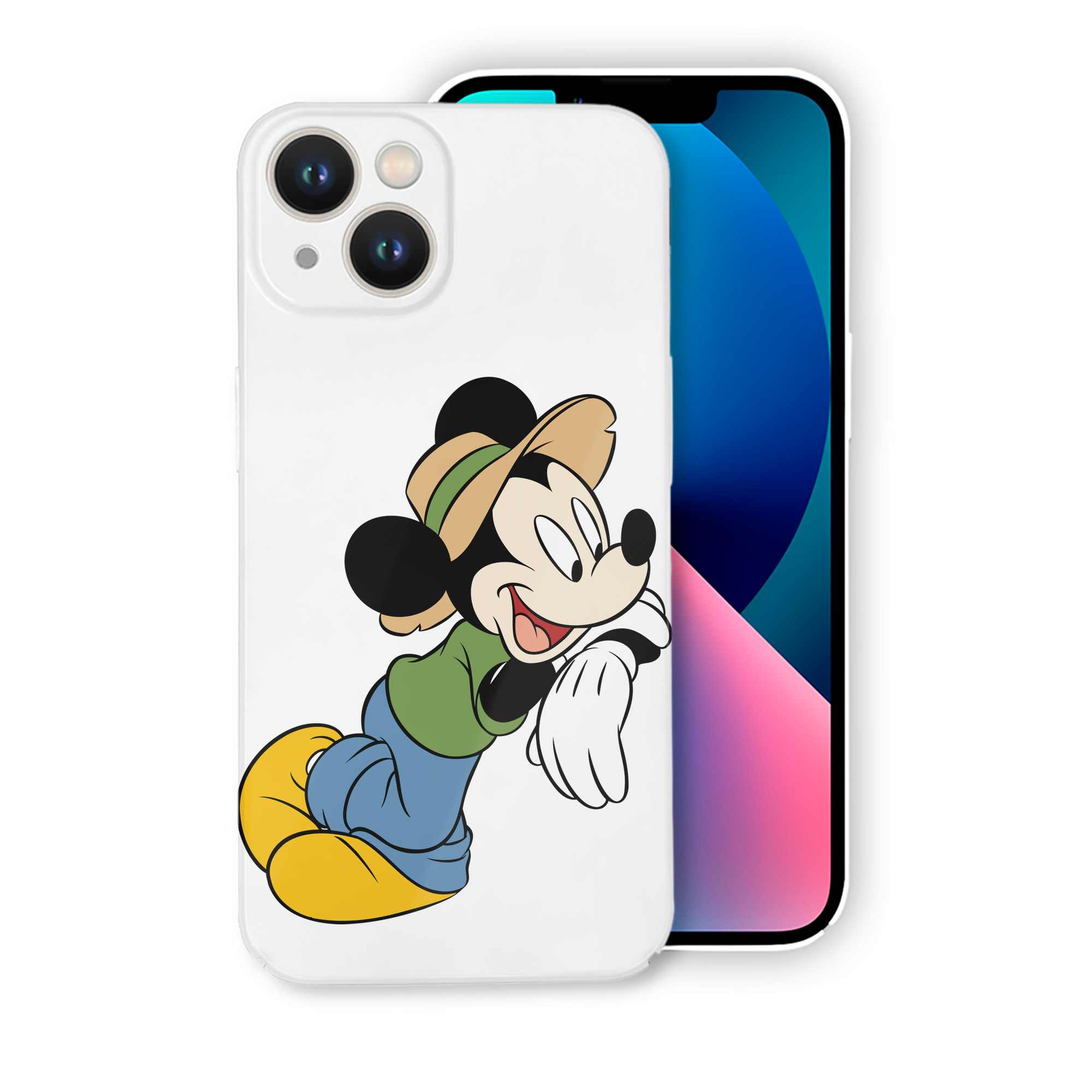 （画像用） ミッキーマウス Mickey Mouse 【iPhone 14シリーズ対応】ハードケース