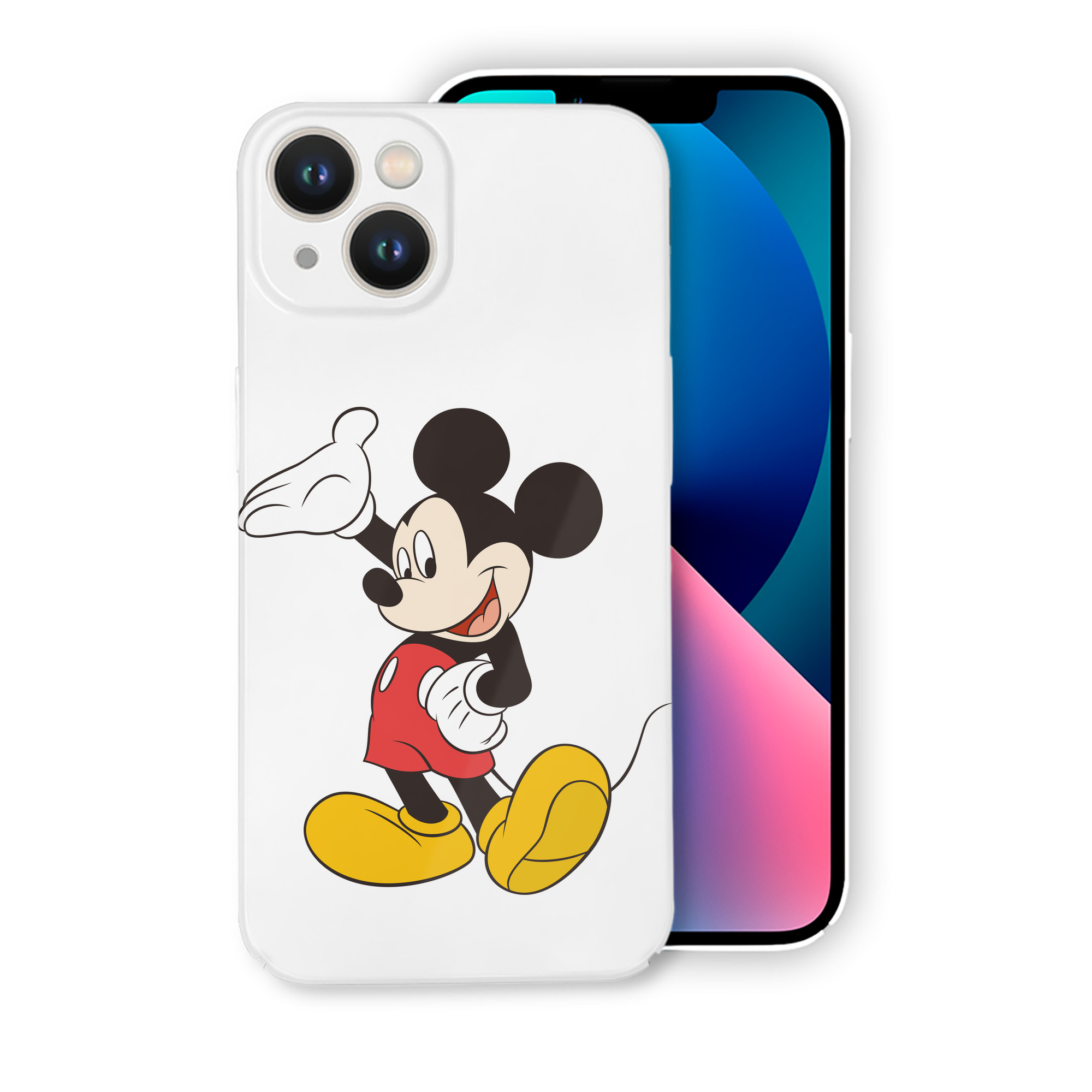 （画像用） ミッキーマウス Mickey Mouse 【iPhone 14シリーズ対応】ハードケース