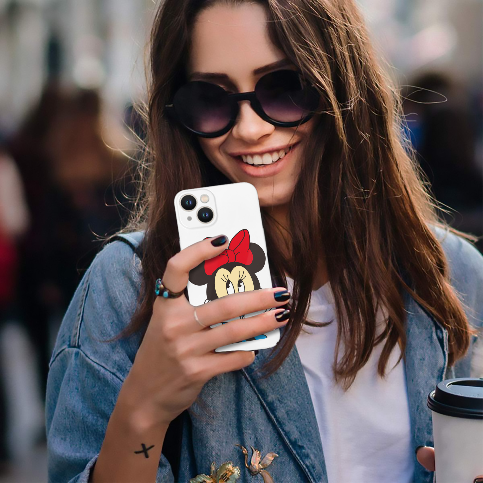 （画像用） ミッキーマウス Mickey Mouse 【iPhone 14シリーズ対応】ハードケース