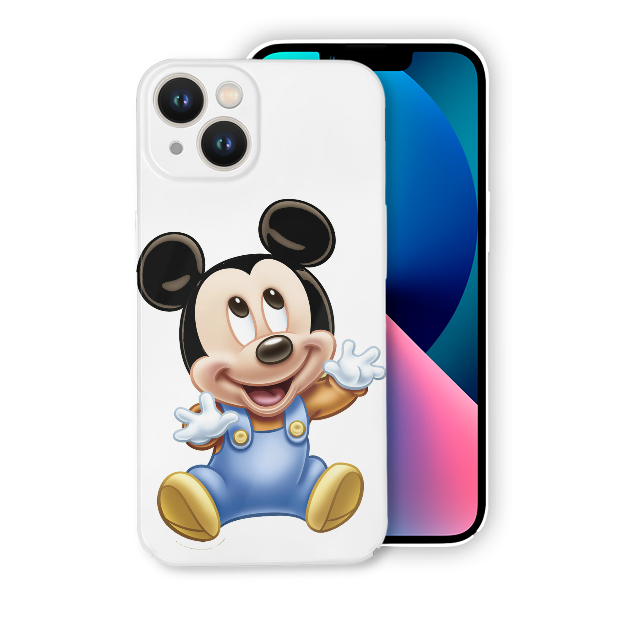 （画像用） ミッキーマウス Mickey Mouse 【iPhone 14シリーズ対応】ハードケース