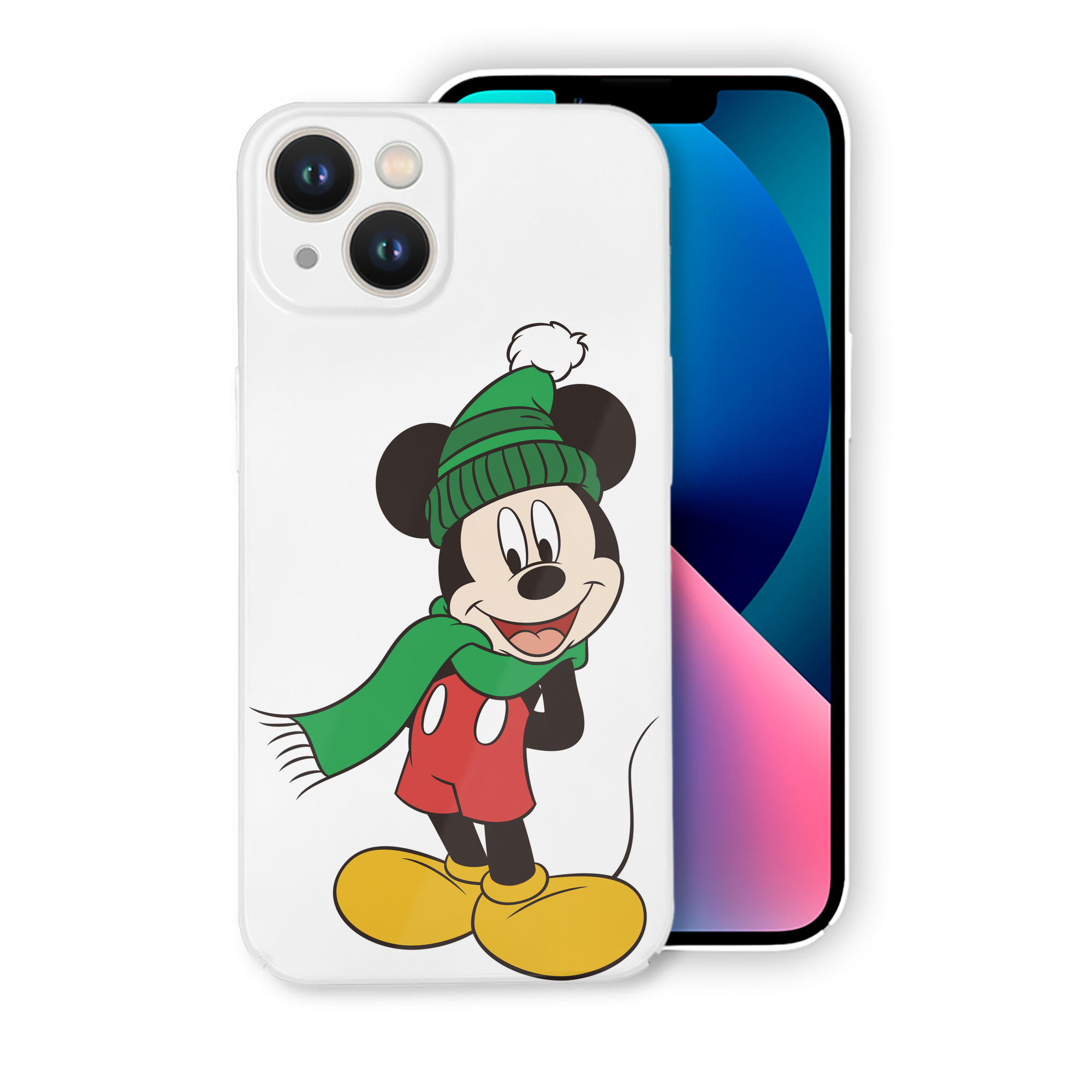 （画像用） ミッキーマウス Mickey Mouse 【iPhone 14シリーズ対応】ハードケース