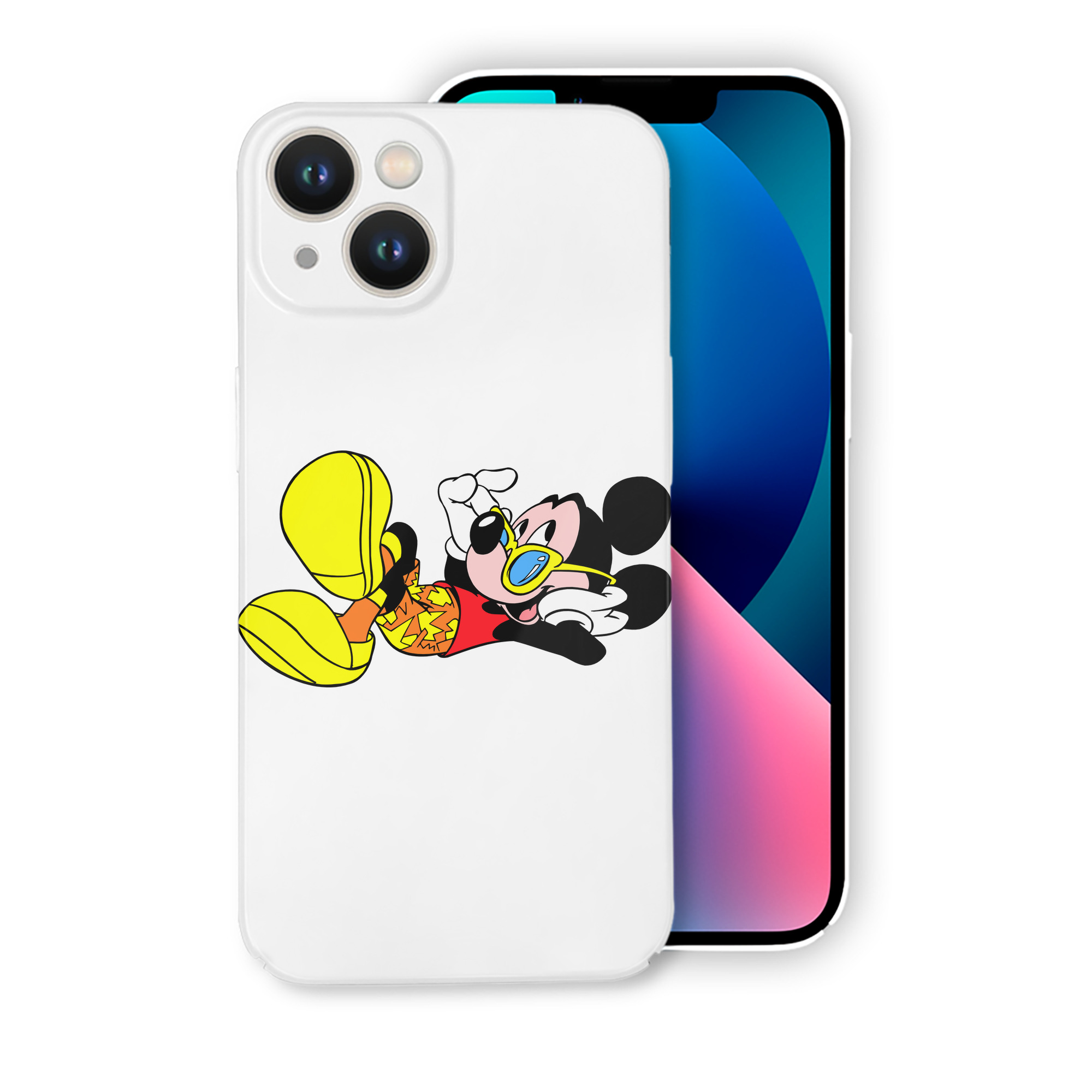 （画像用） ミッキーマウス Mickey Mouse 【iPhone 14シリーズ対応】ハードケース