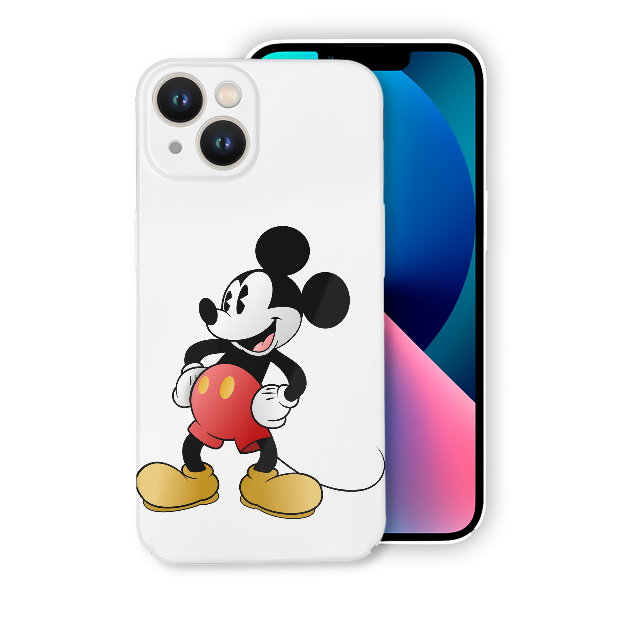 （画像用） ミッキーマウス Mickey Mouse 【iPhone 14シリーズ対応】ハードケース