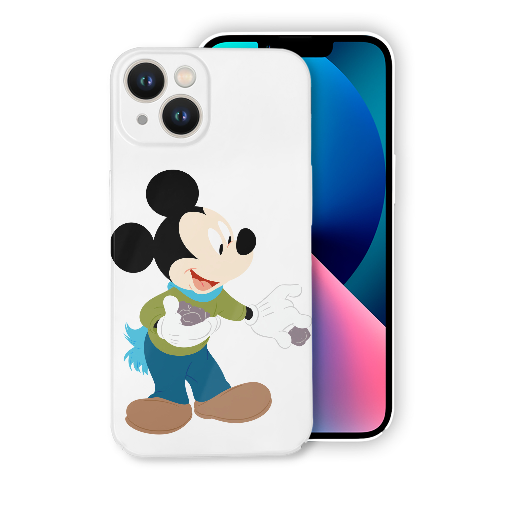 （画像用） ミッキーマウス Mickey Mouse 【iPhone 14シリーズ対応】ハードケース