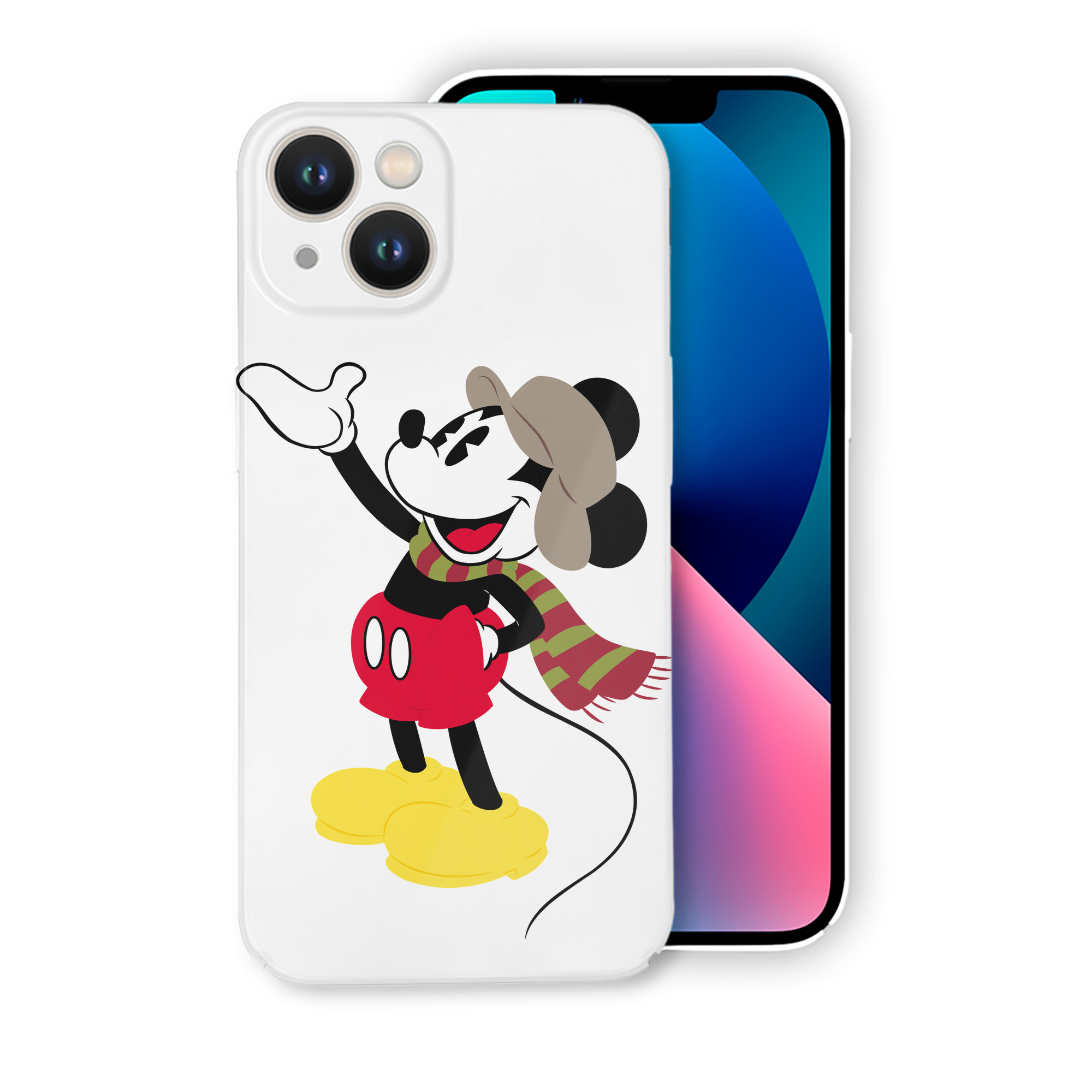 （画像用） ミッキーマウス Mickey Mouse 【iPhone 14シリーズ対応】ハードケース