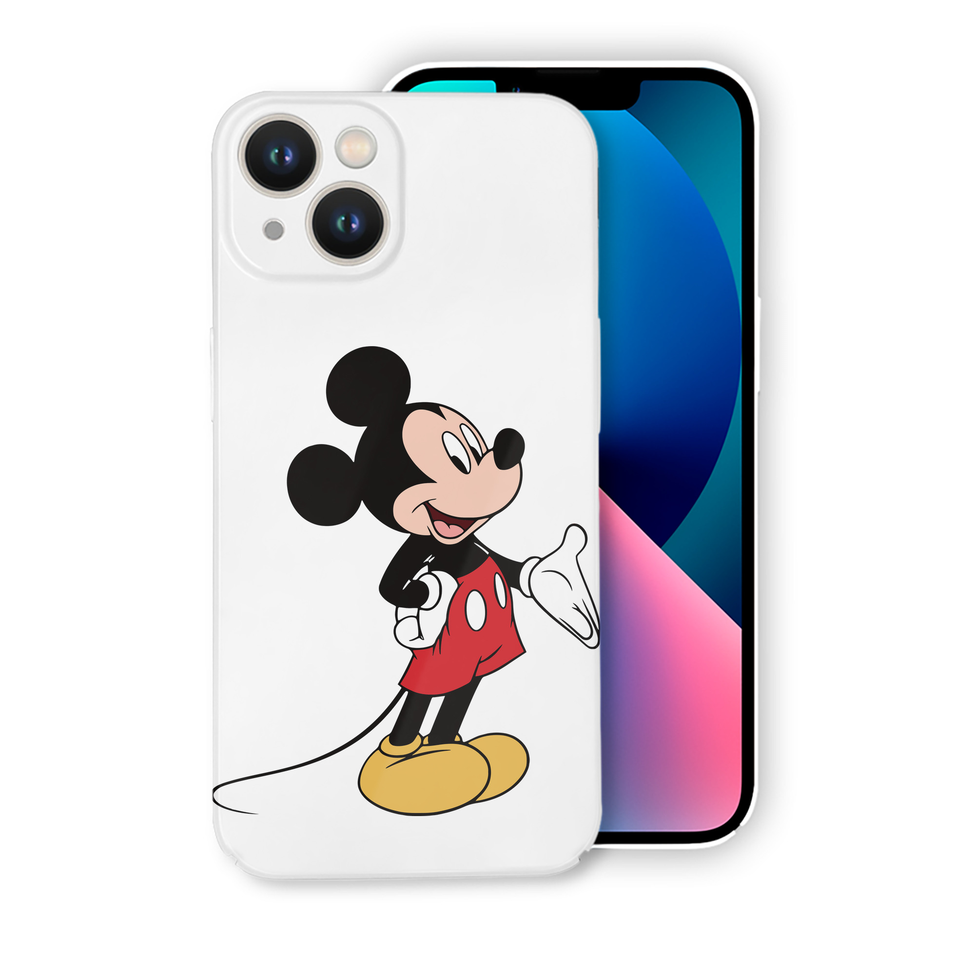 （画像用） ミッキーマウス Mickey Mouse 【iPhone 14シリーズ対応】ハードケース