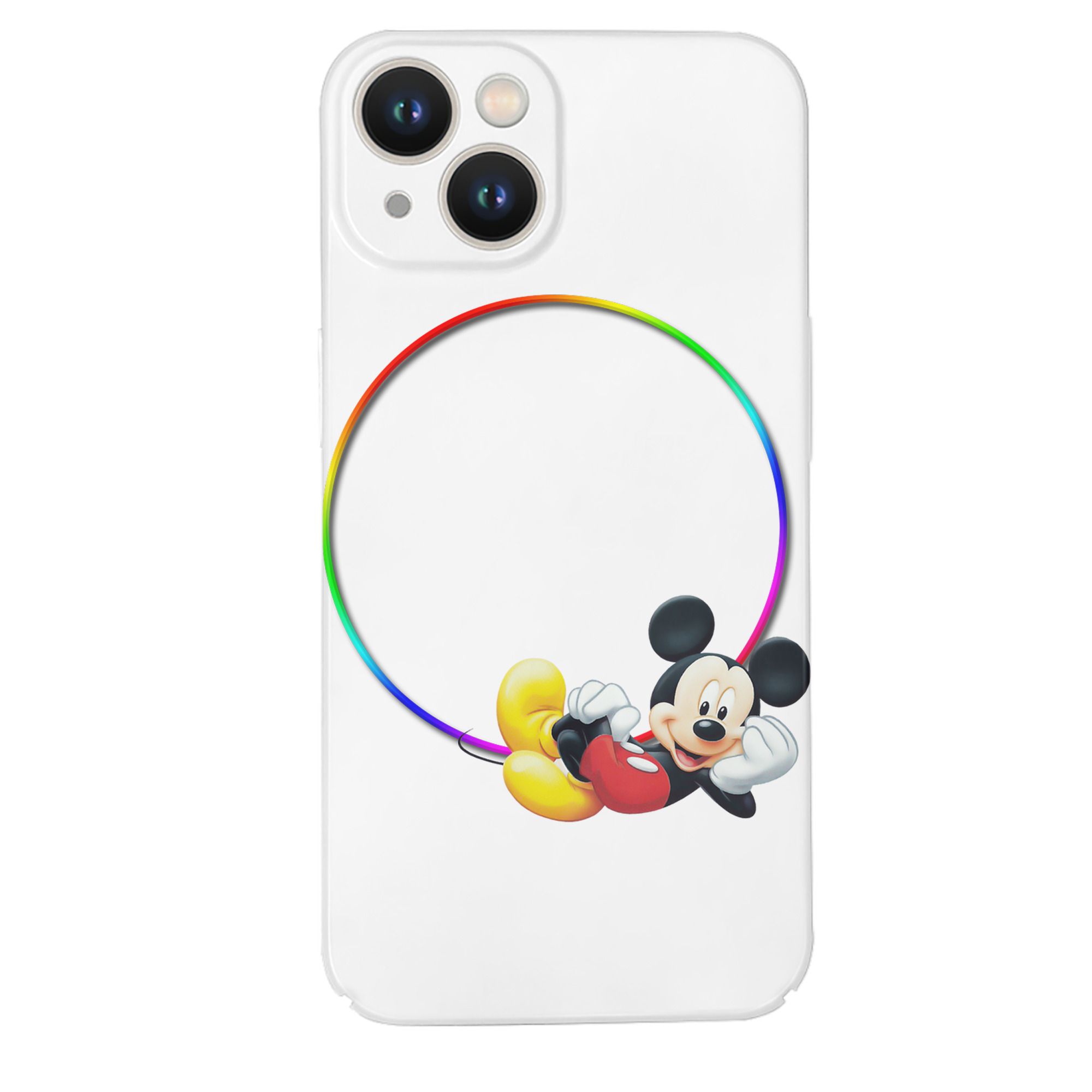 （画像用） ミッキーマウス Mickey Mouse 【iPhone 14シリーズ対応】ハードケース