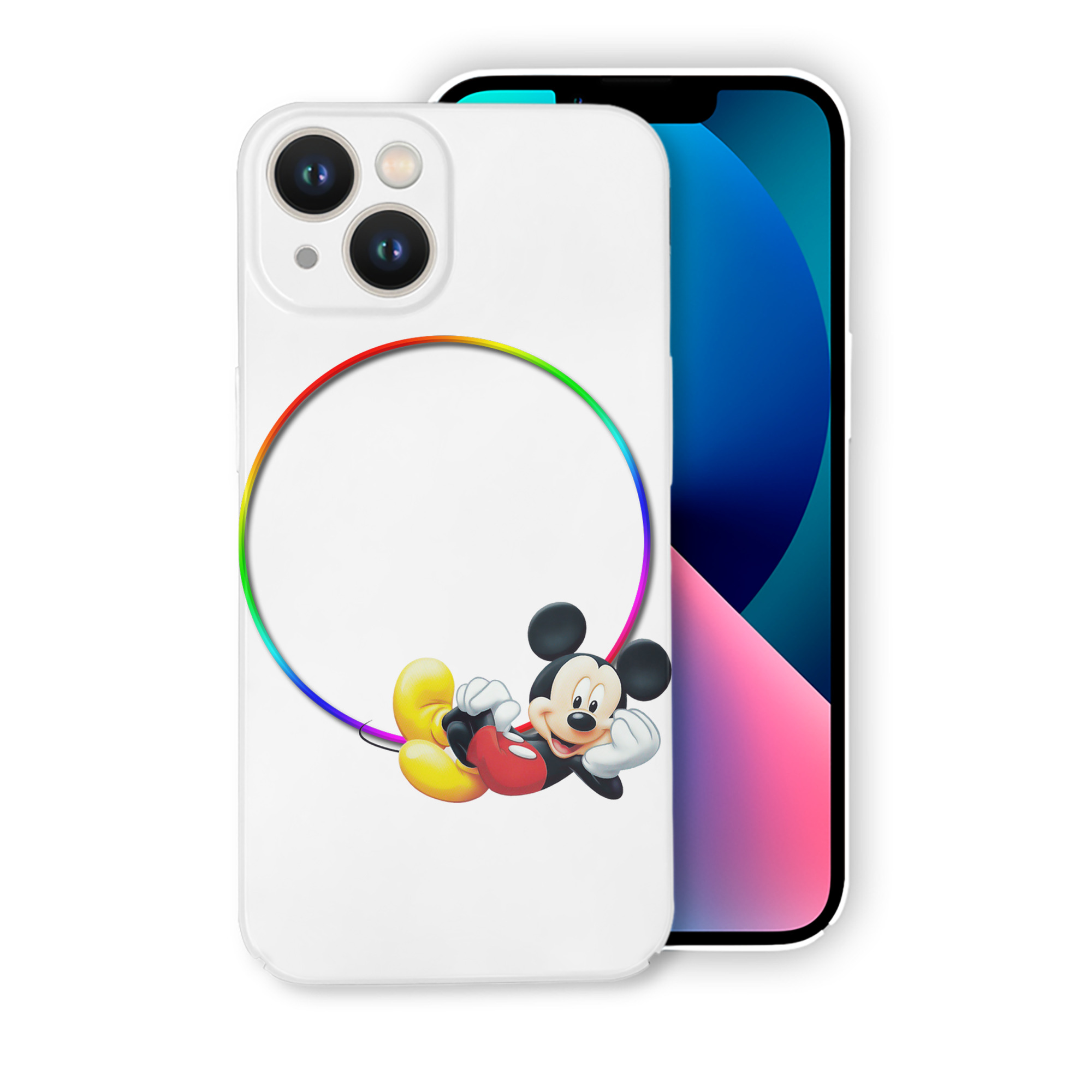 （画像用） ミッキーマウス Mickey Mouse 【iPhone 14シリーズ対応】ハードケース