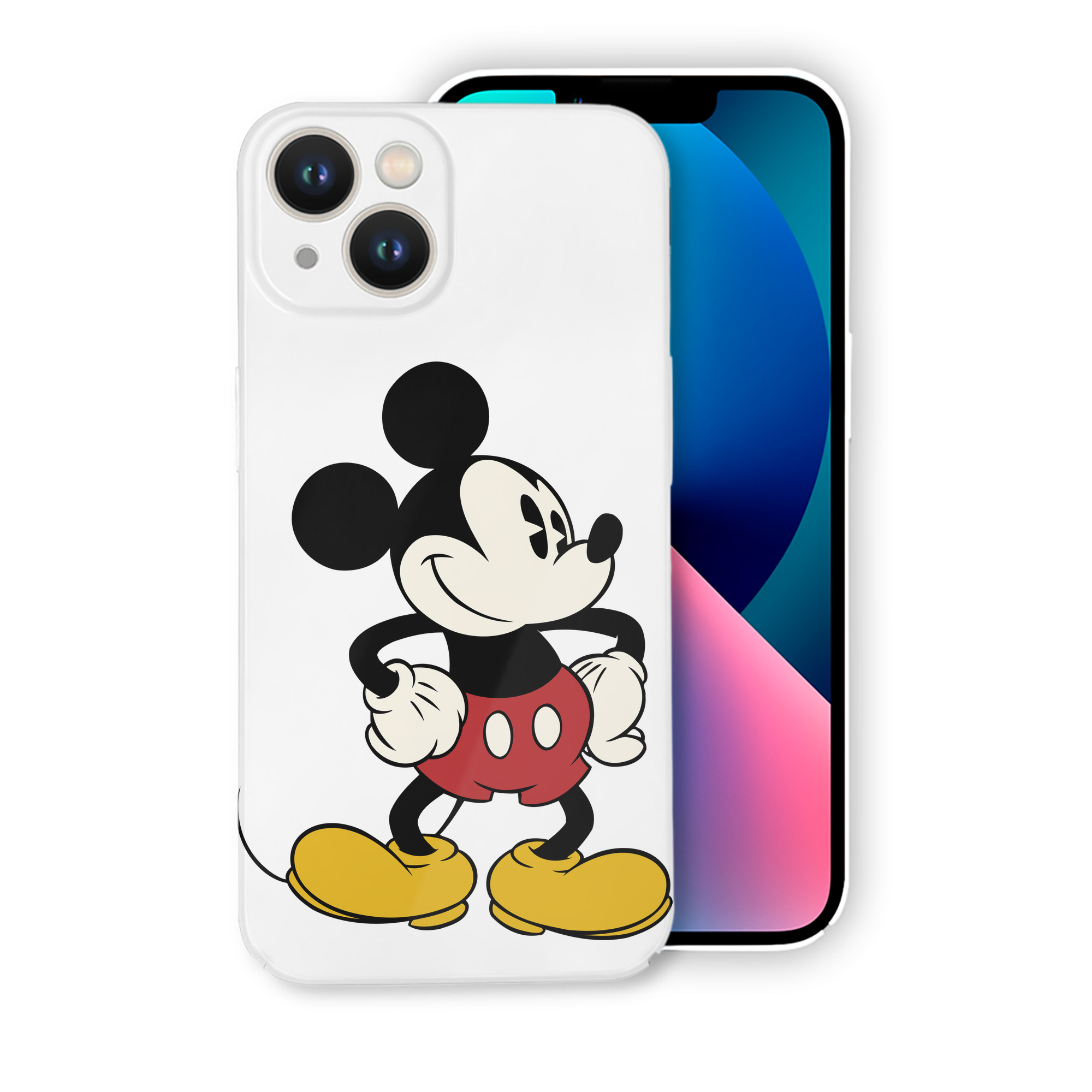 （画像用） ミッキーマウス Mickey Mouse 【iPhone 14シリーズ対応】ハードケース