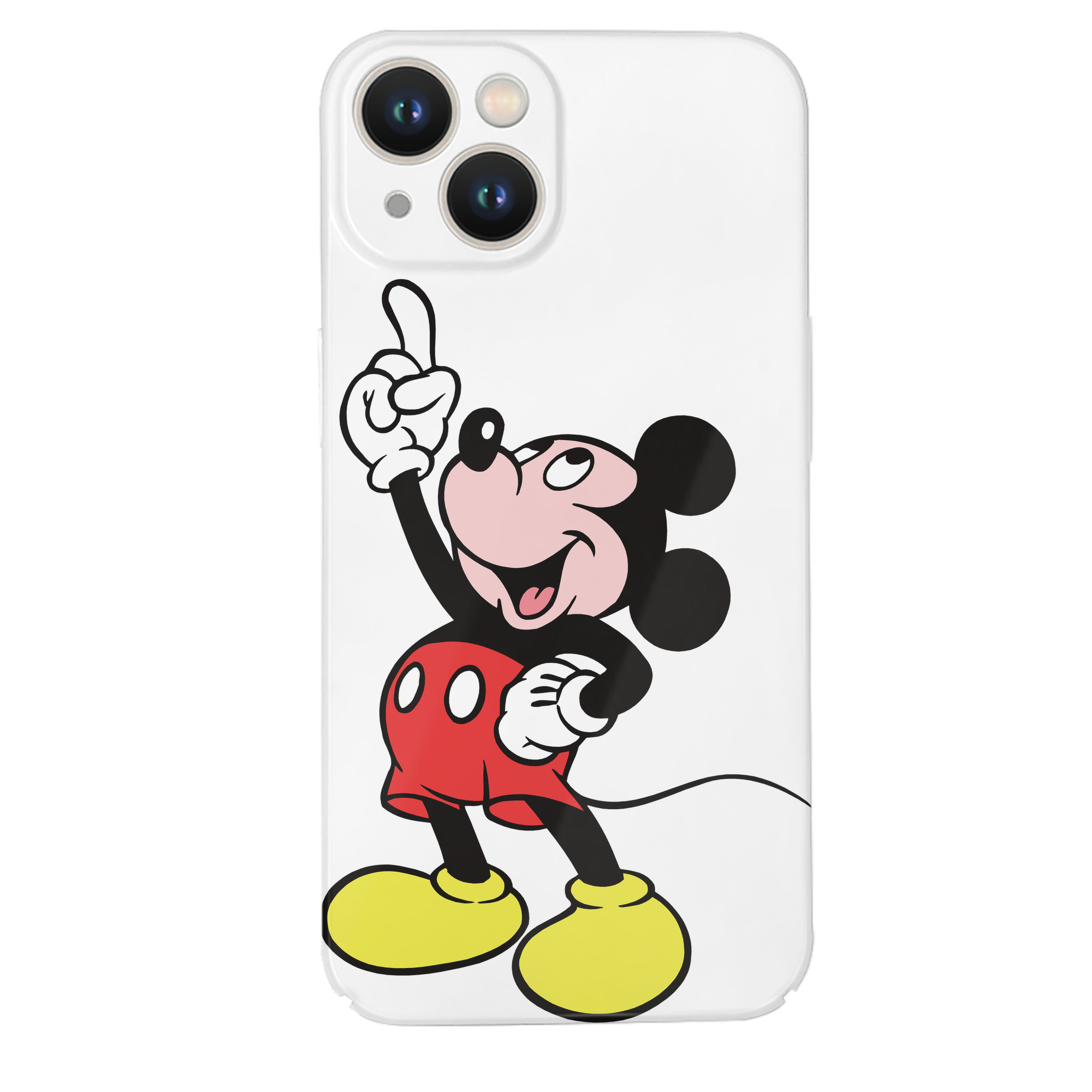（画像用） ミッキーマウス Mickey Mouse 【iPhone 14シリーズ対応】ハードケース