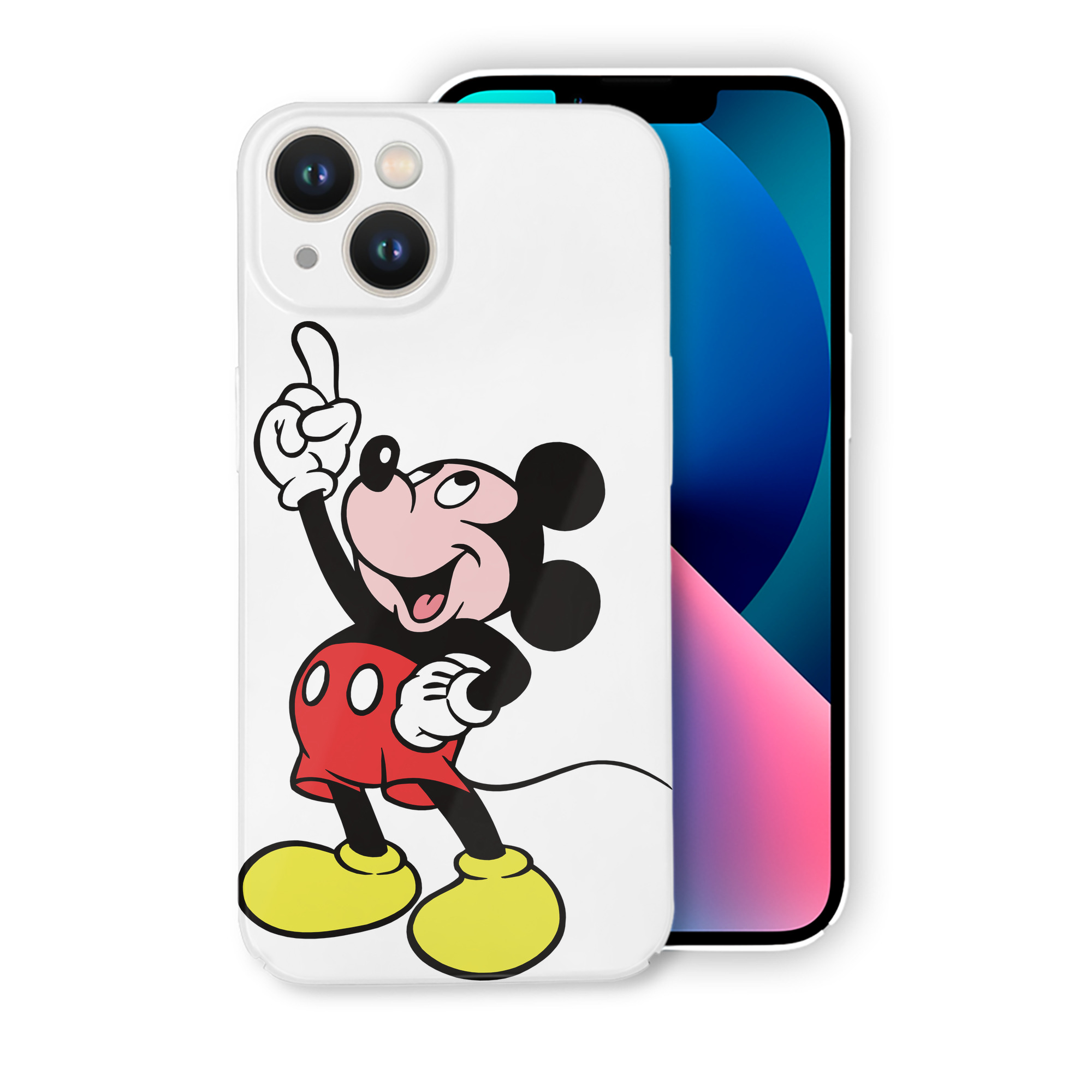 （画像用） ミッキーマウス Mickey Mouse 【iPhone 14シリーズ対応】ハードケース