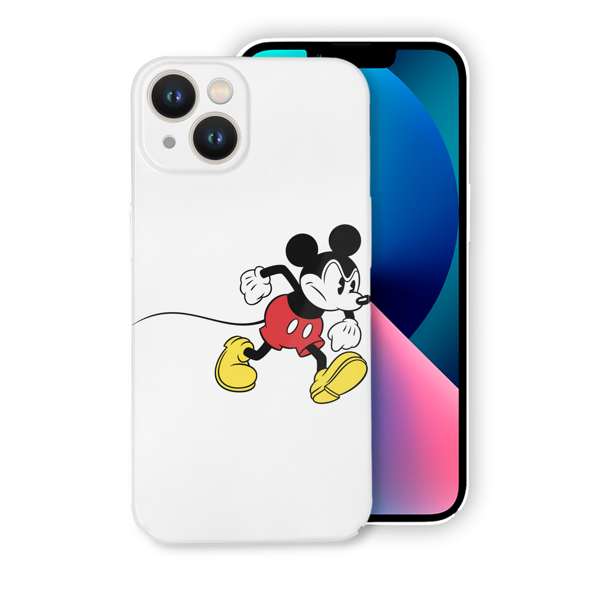 （画像用） ミッキーマウス Mickey Mouse 【iPhone 14シリーズ対応】ハードケース