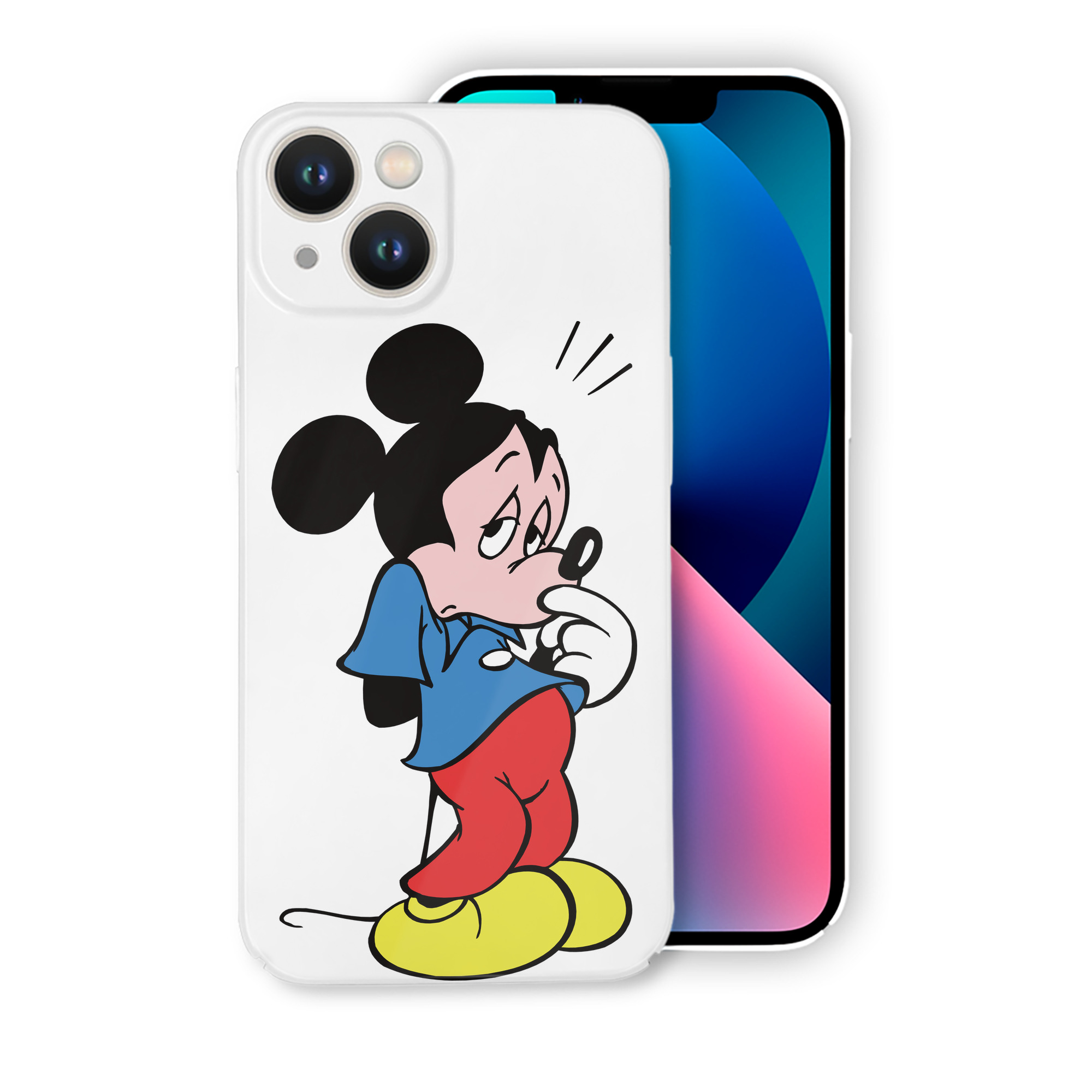 （画像用） ミッキーマウス Mickey Mouse 【iPhone 14シリーズ対応】ハードケース