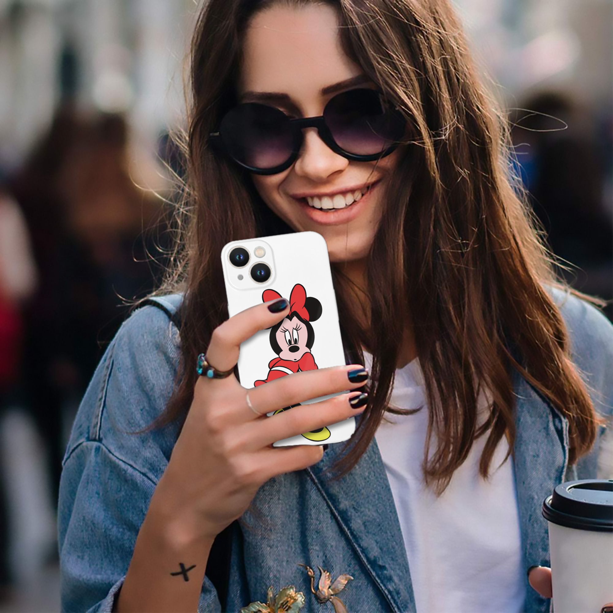 （画像用） ミッキーマウス Mickey Mouse 【iPhone 14シリーズ対応】ハードケース