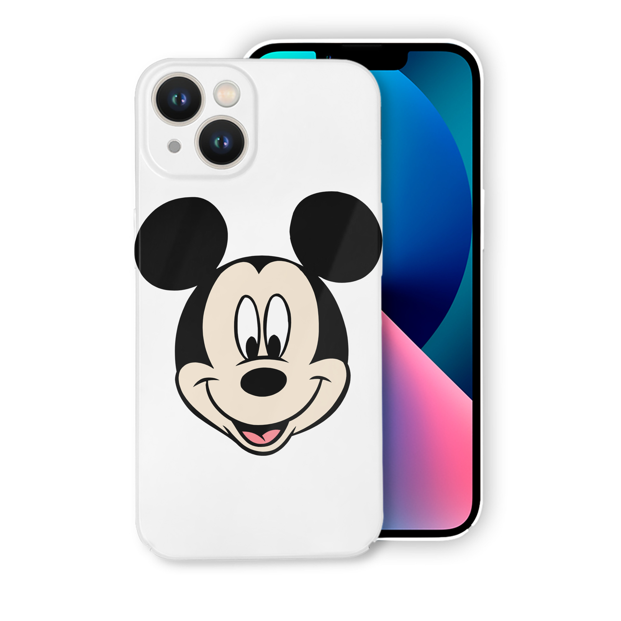 （画像用） ミッキーマウス Mickey Mouse 【iPhone 14シリーズ対応】ハードケース