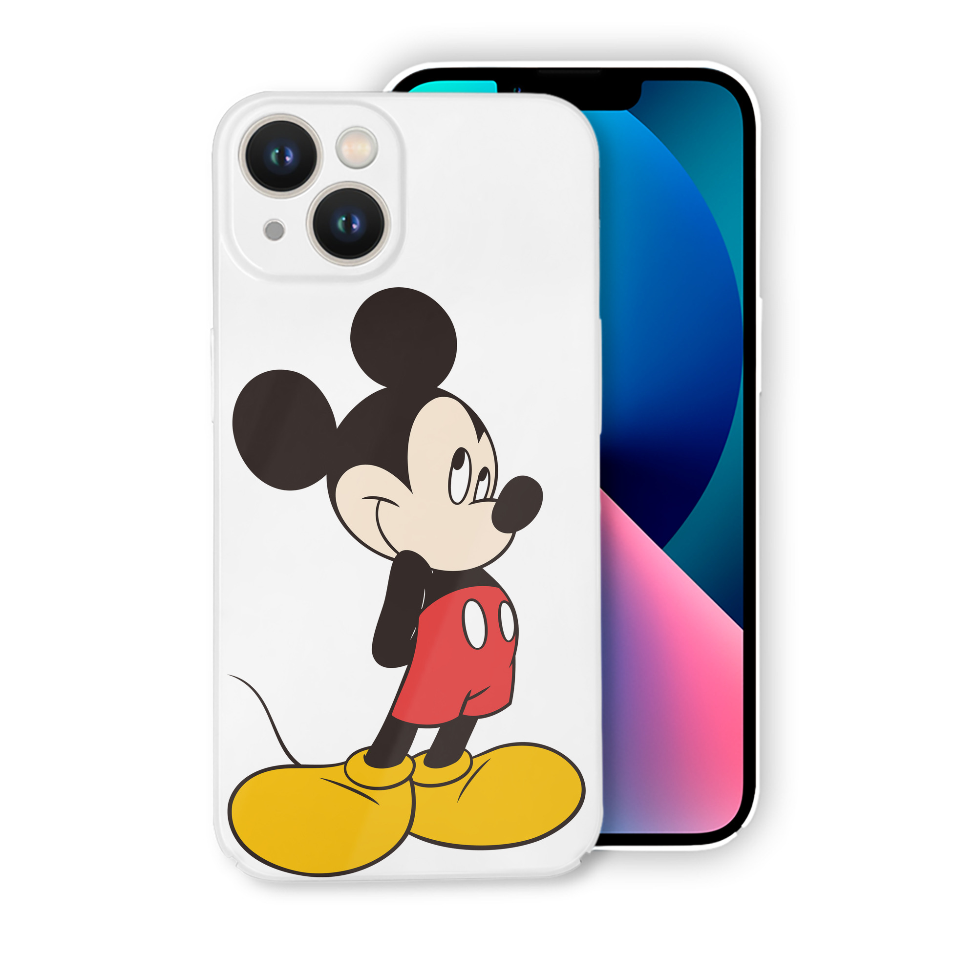 （画像用） ミッキーマウス Mickey Mouse 【iPhone 14シリーズ対応】ハードケース