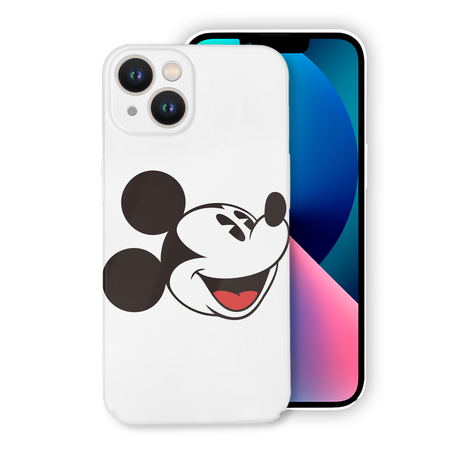 （画像用） ミッキーマウス Mickey Mouse 【iPhone 14シリーズ対応】ハードケース