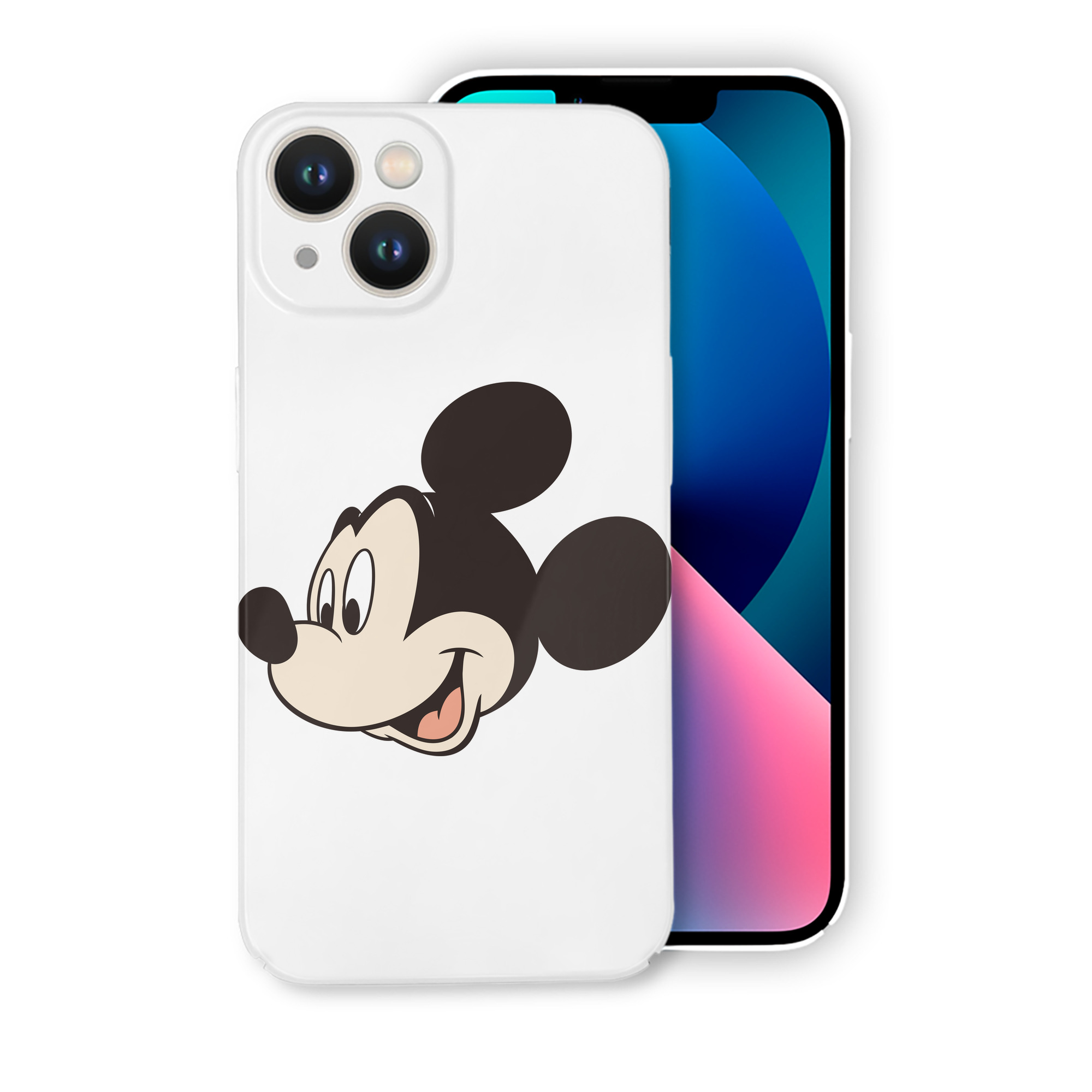（画像用） ミッキーマウス Mickey Mouse 【iPhone 14シリーズ対応】ハードケース
