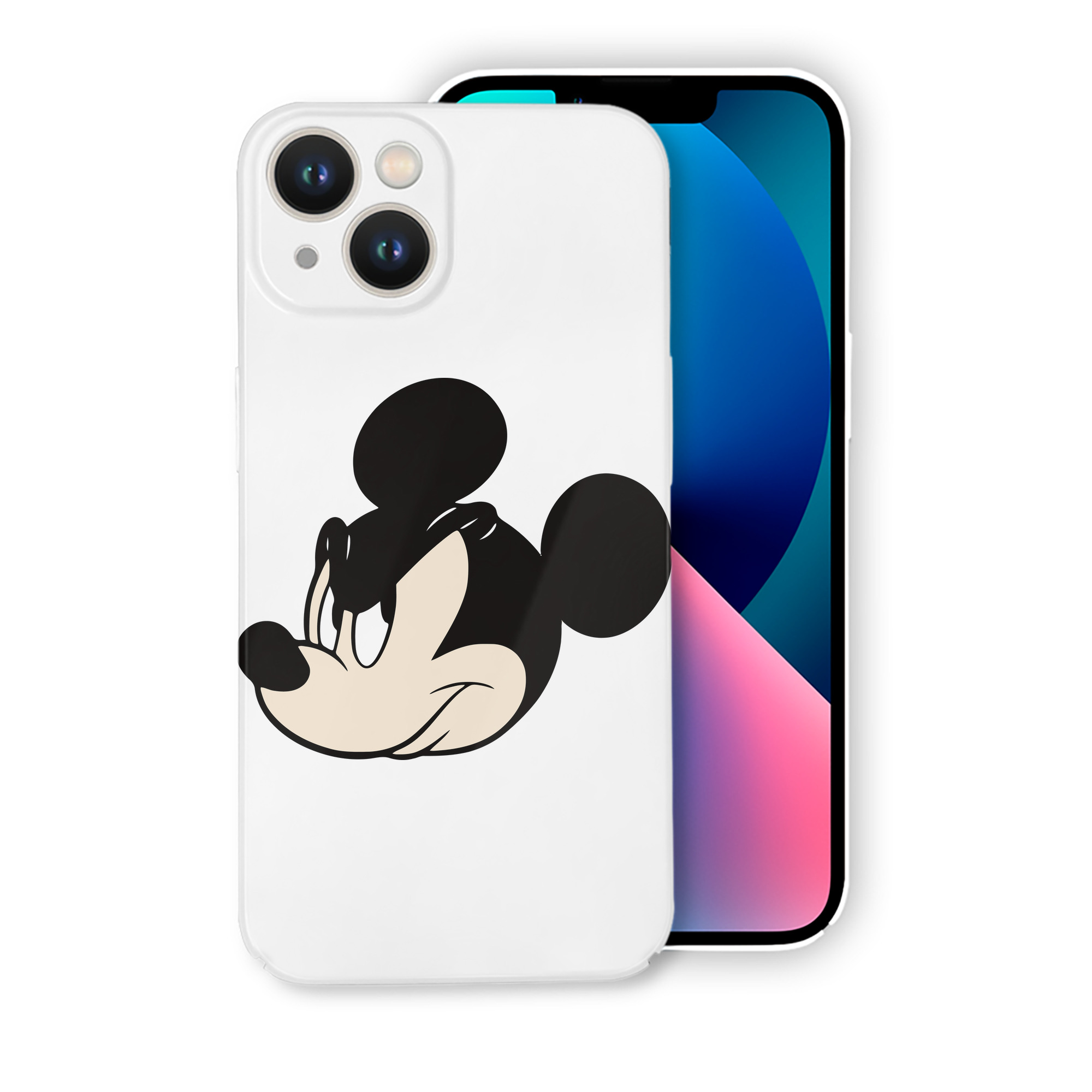 （画像用） ミッキーマウス Mickey Mouse 【iPhone 14シリーズ対応】ハードケース
